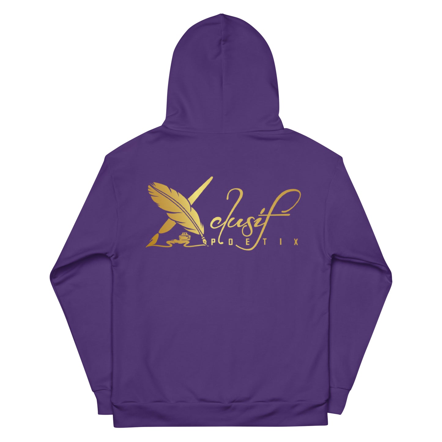 RICH BY XCLUSIF POETIX PURPLE & GOLD Unisex Hoodie