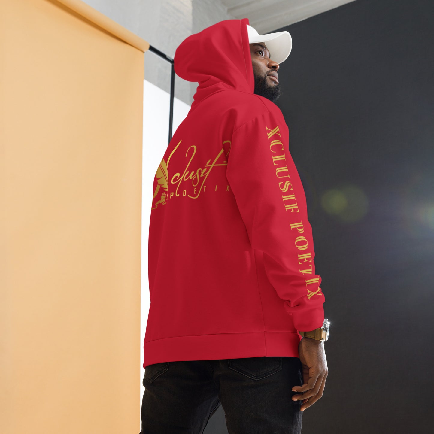 RICH BY XCLUSIF POETIX RED & GOLD Unisex Hoodie