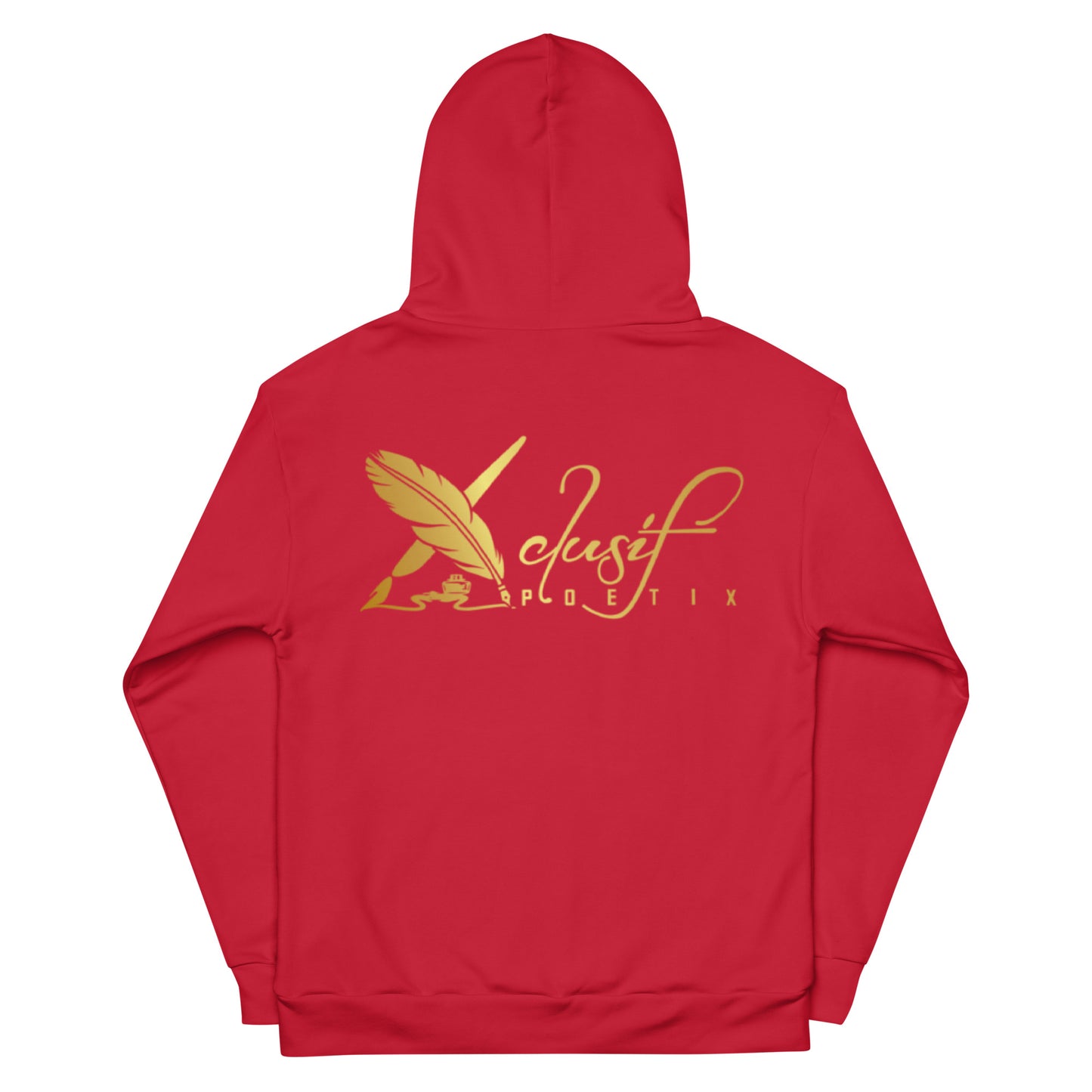 RICH BY XCLUSIF POETIX RED & GOLD Unisex Hoodie