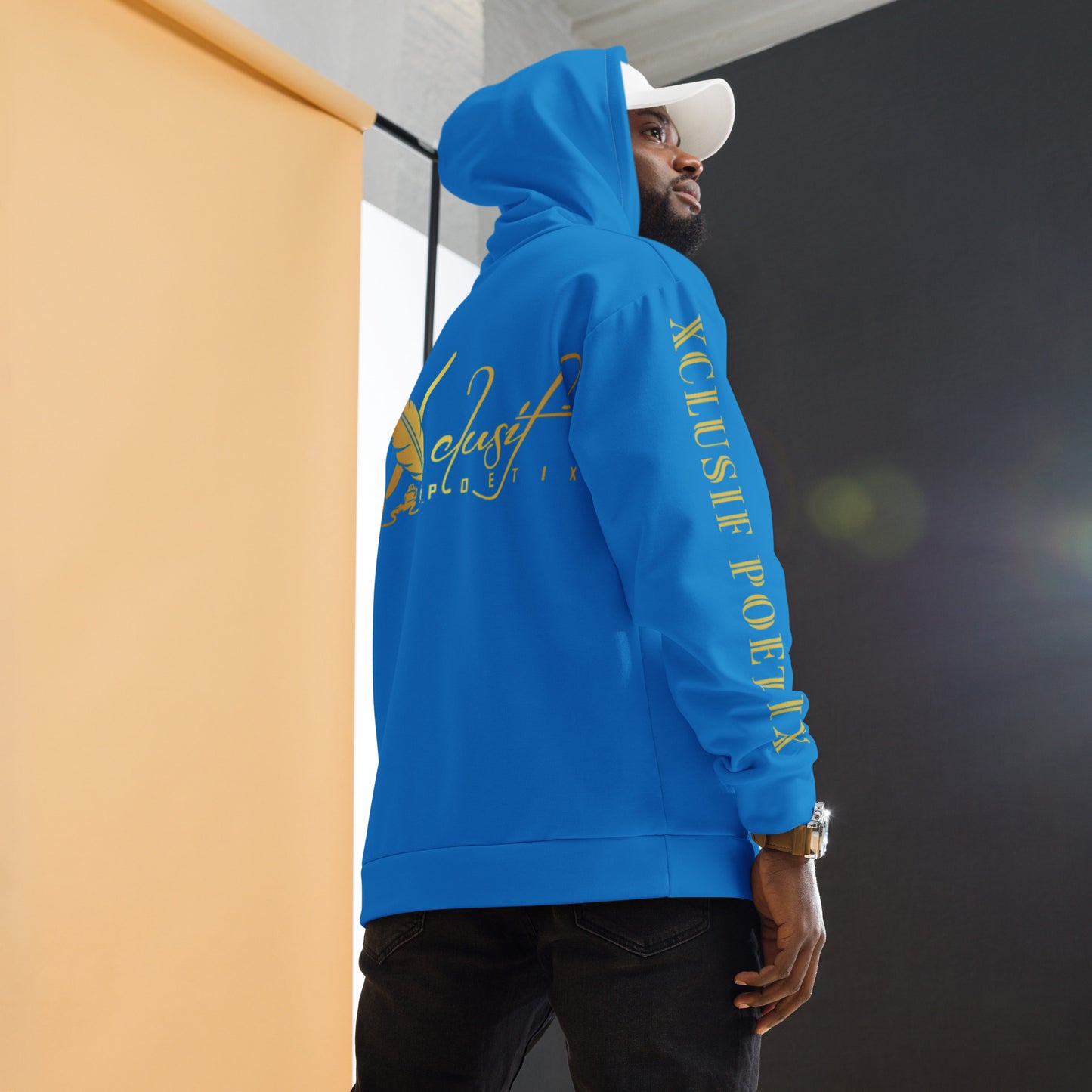 RICH BY XCLUSIF POETIX BLUE & GOLD Unisex Hoodie