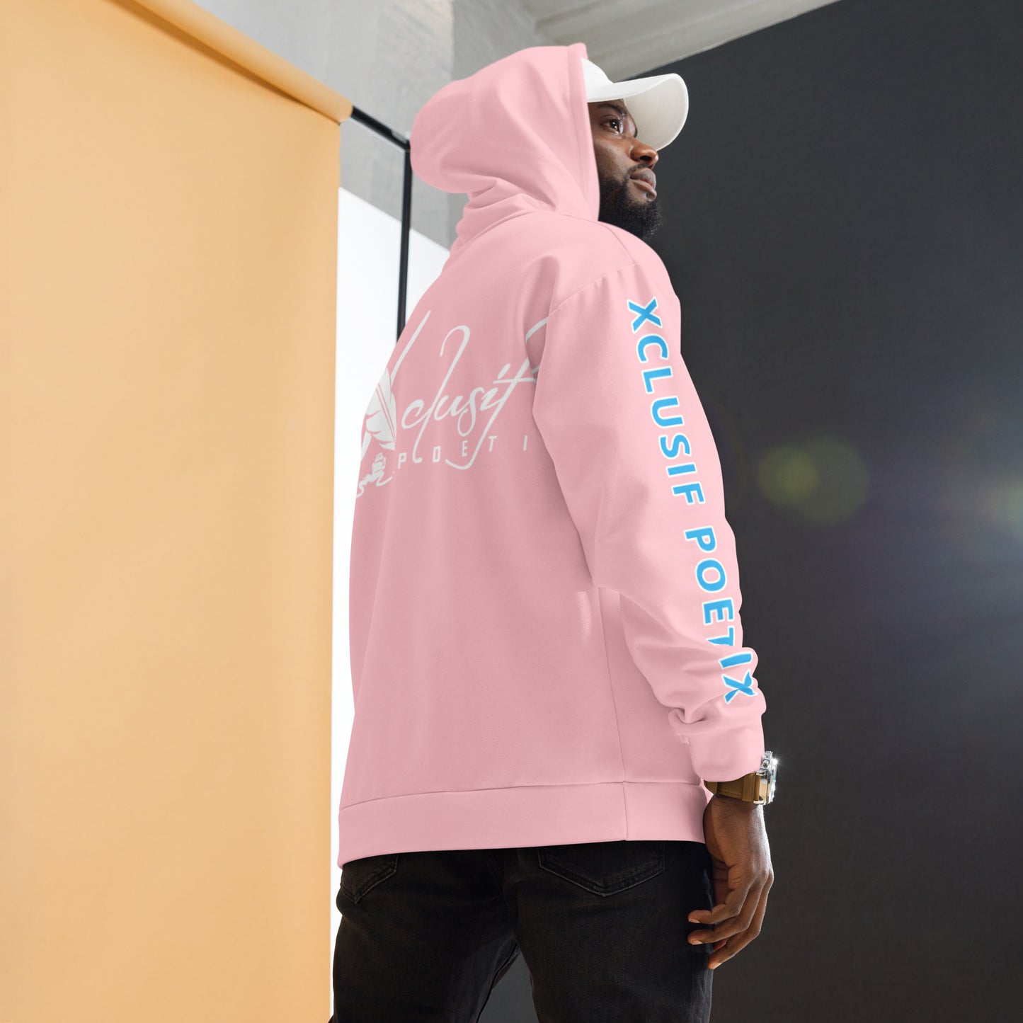 "LIVE FOR WHAT YOU LOVE" BY XCLUSIF POETIX PINK Unisex Hoodie