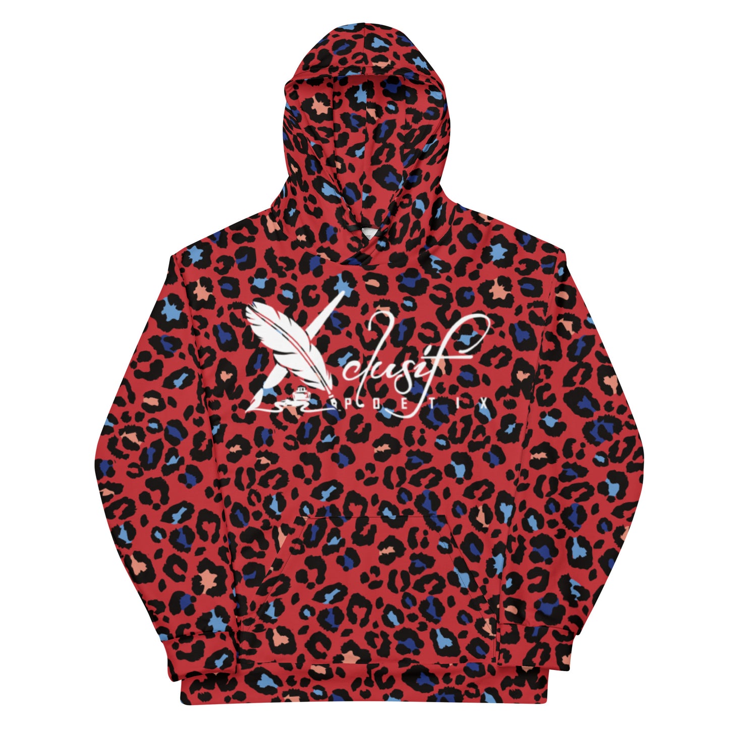 XCLUSIF POETIX RED LEOPARD Unisex Hoodie