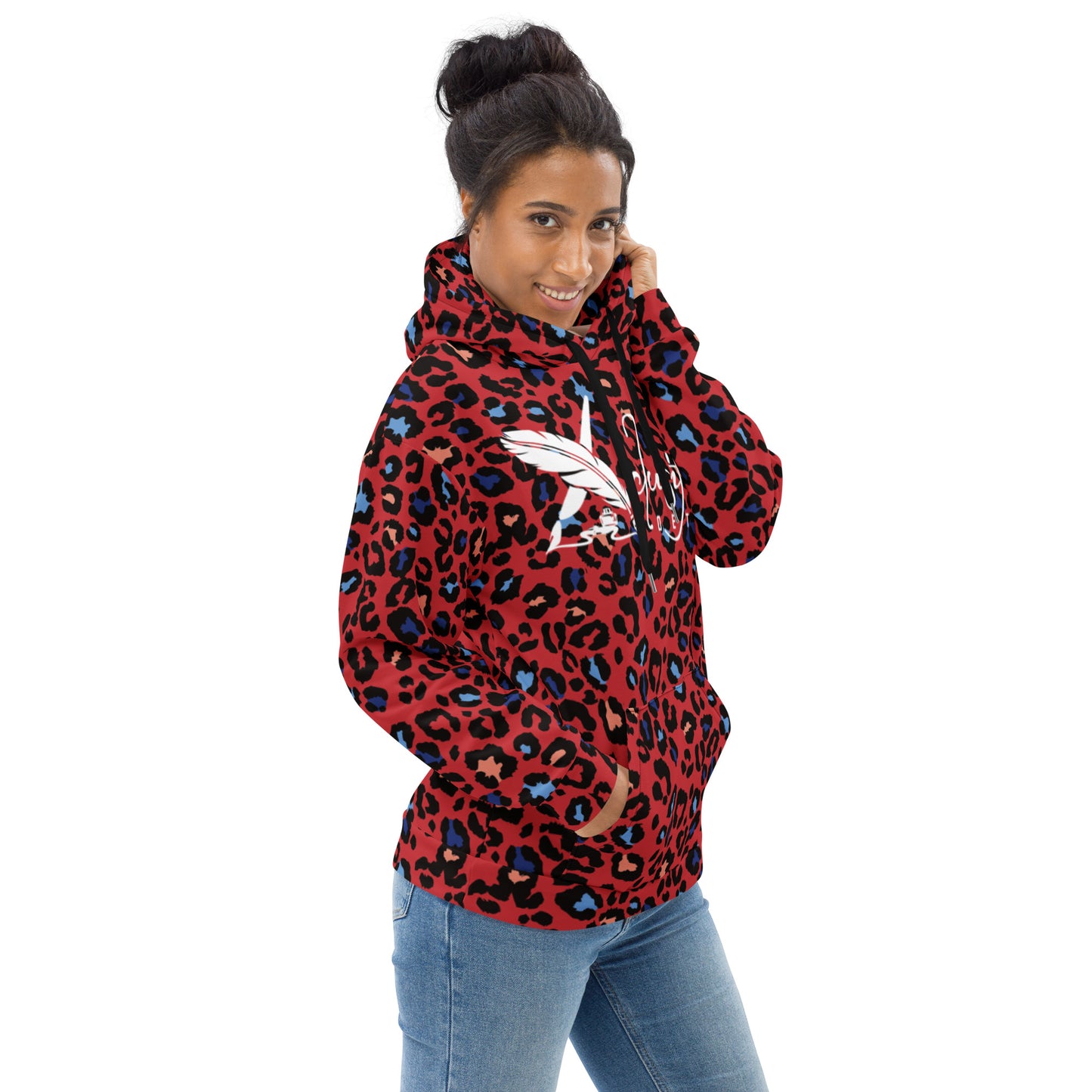 XCLUSIF POETIX RED LEOPARD Unisex Hoodie