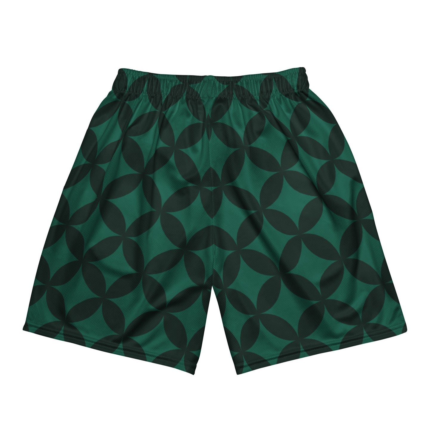 XCLUSIF POETIX LUXURY GREEN Unisex mesh shorts