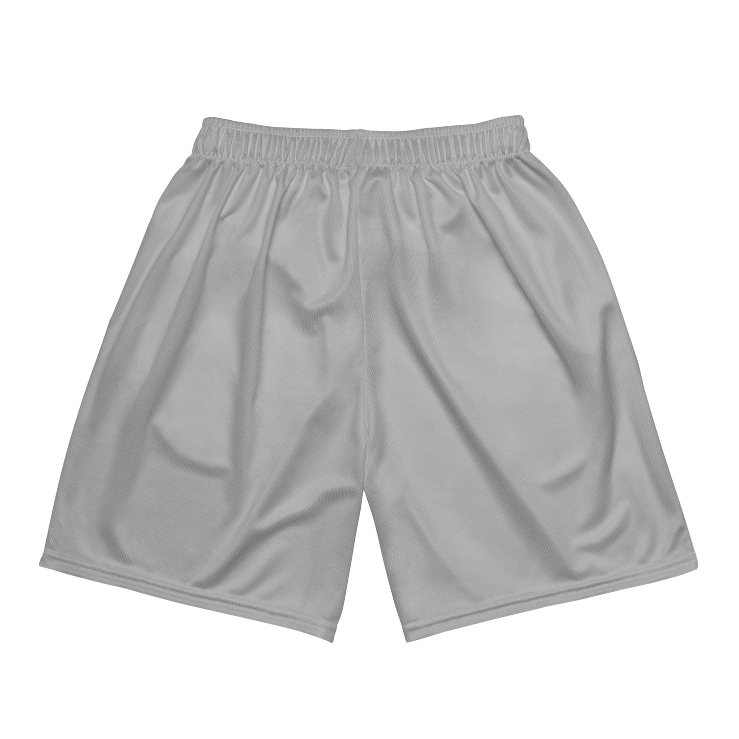 "LIVE FOR WHAT YOU LOVE" BY XCLUSIF POETIX SILVER Unisex mesh shorts