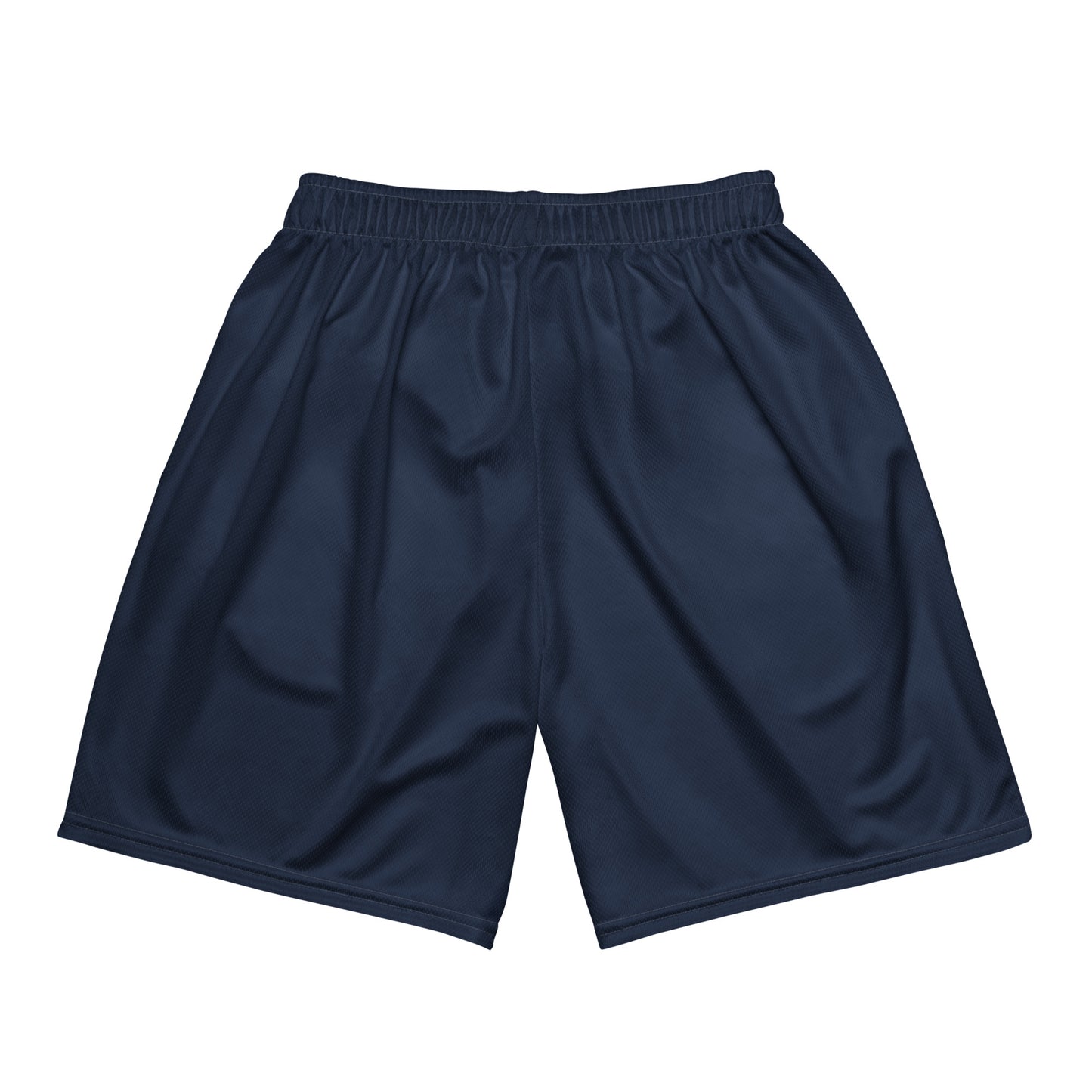 BLESSED BY XCLUSIF POETIX NAVY & WHITE Unisex mesh shorts