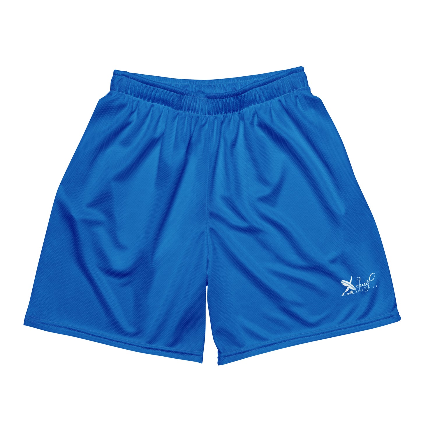 XCLUSIF POETIX BLUE & WHITE LOGO Unisex mesh shorts