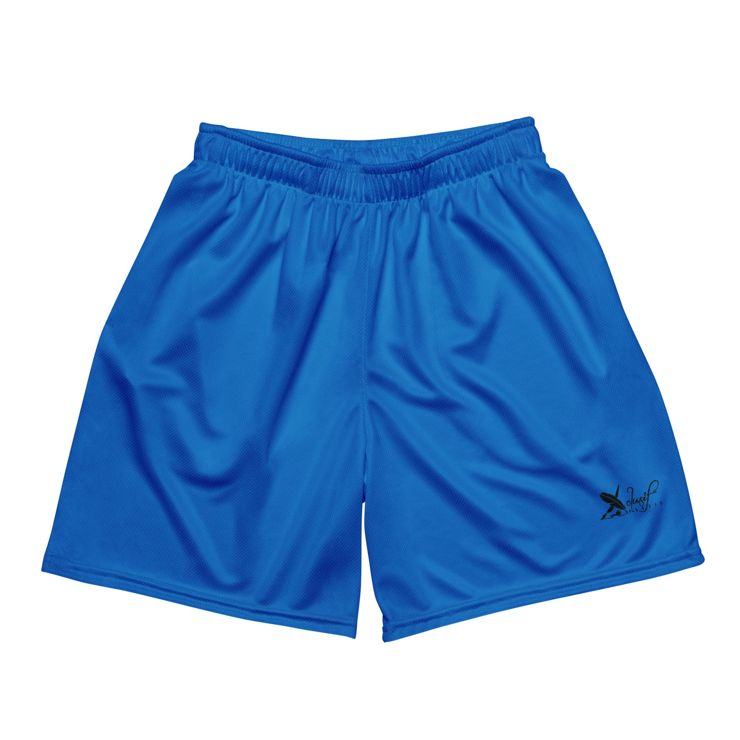 XCLUSIF POETIX BLUE & BLACK LOGO Unisex mesh shorts