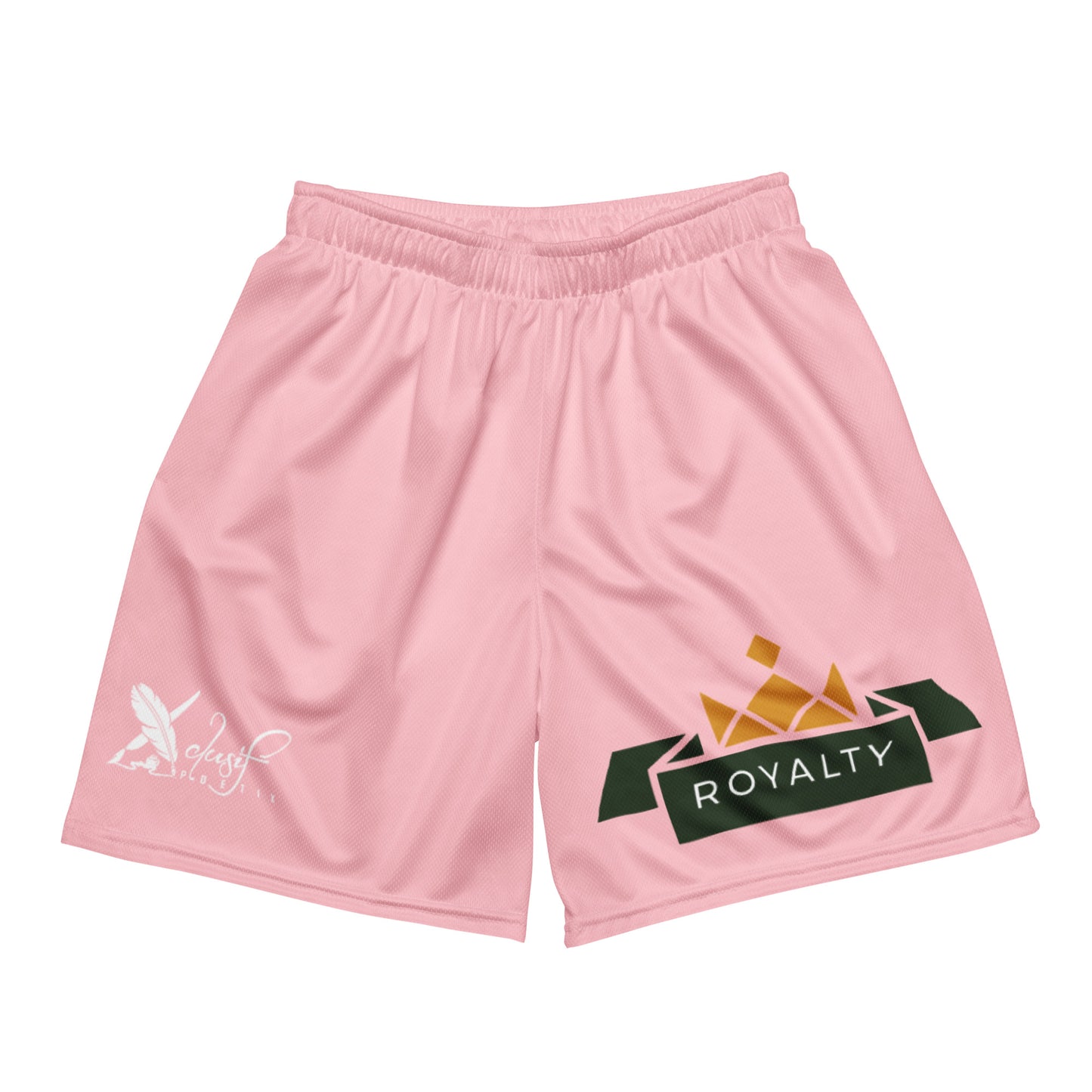 ROYALTY BY XCLUSIF POETIX PINK Unisex mesh shorts