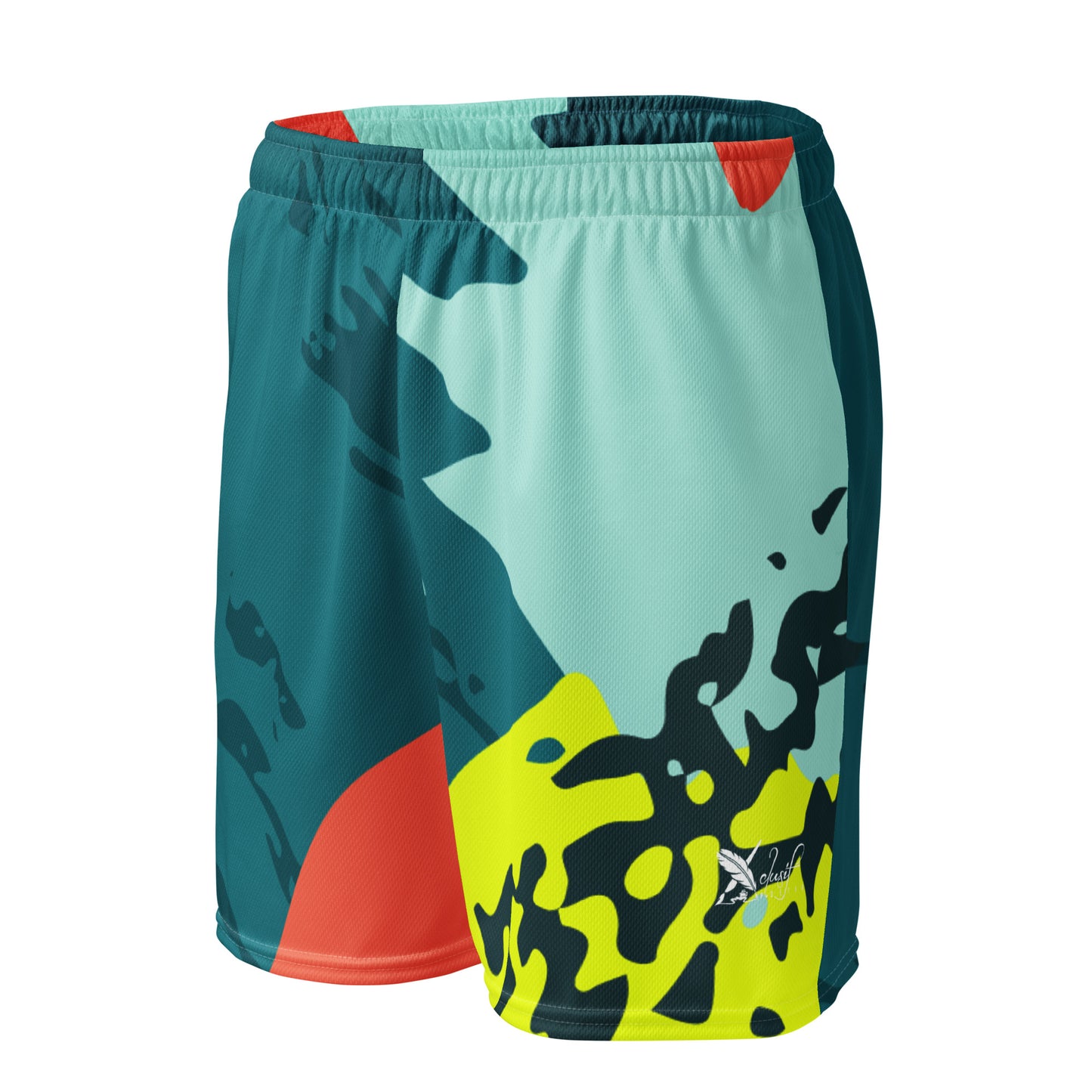 XCLUSIF POETIX JUNGLE Unisex mesh shorts