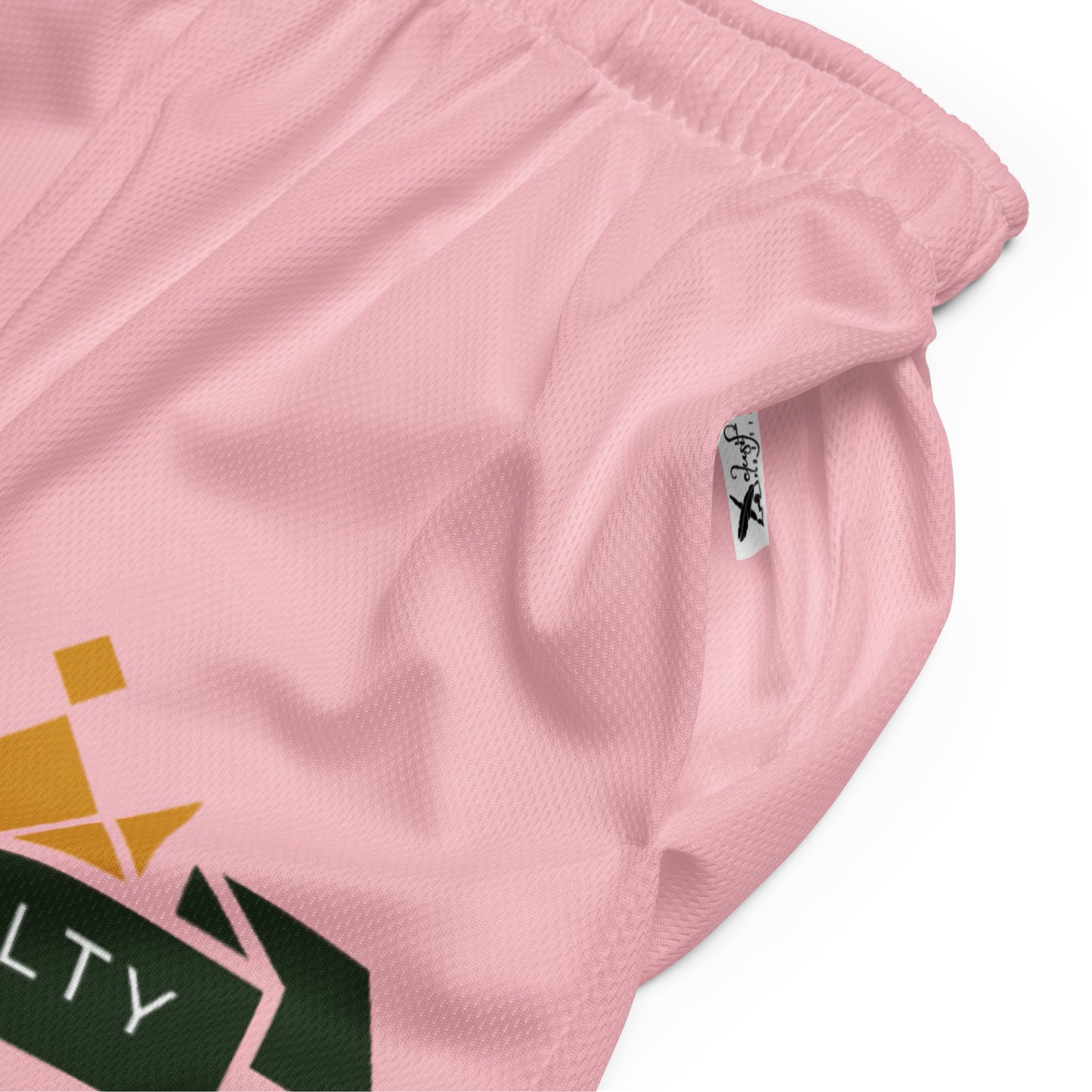 ROYALTY BY XCLUSIF POETIX PINK Unisex mesh shorts