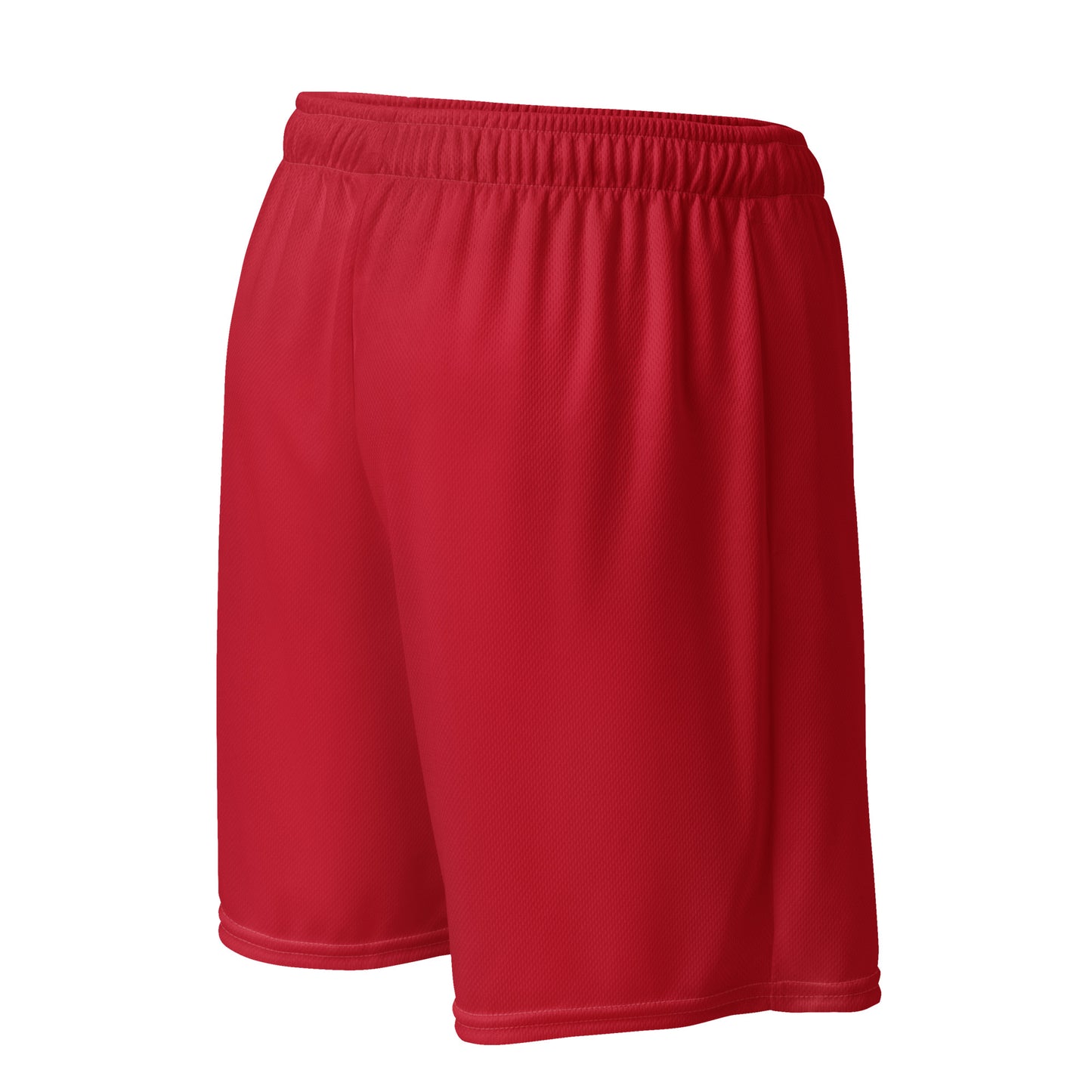 XCLUSIF POETIX RED & WHITE LOGO Unisex mesh shorts