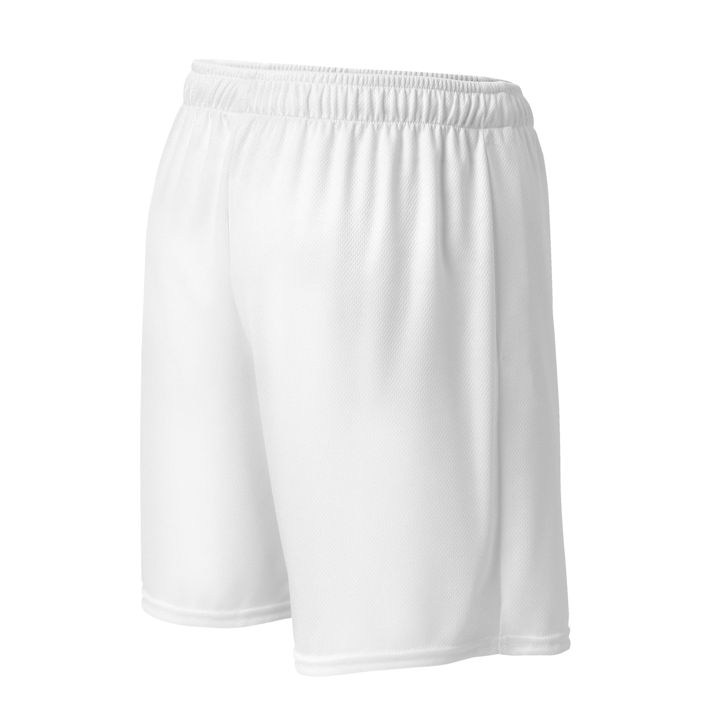 XCLUSIF POETIX WHITE Unisex mesh shorts