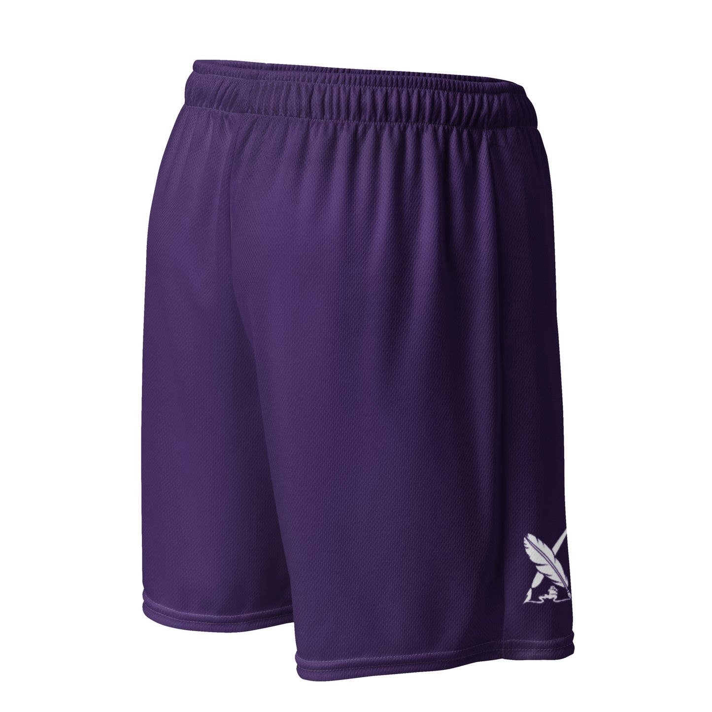 SUPERWOMAN BY XCLUSIF POETIX PURPLE & WHITE Unisex mesh shorts