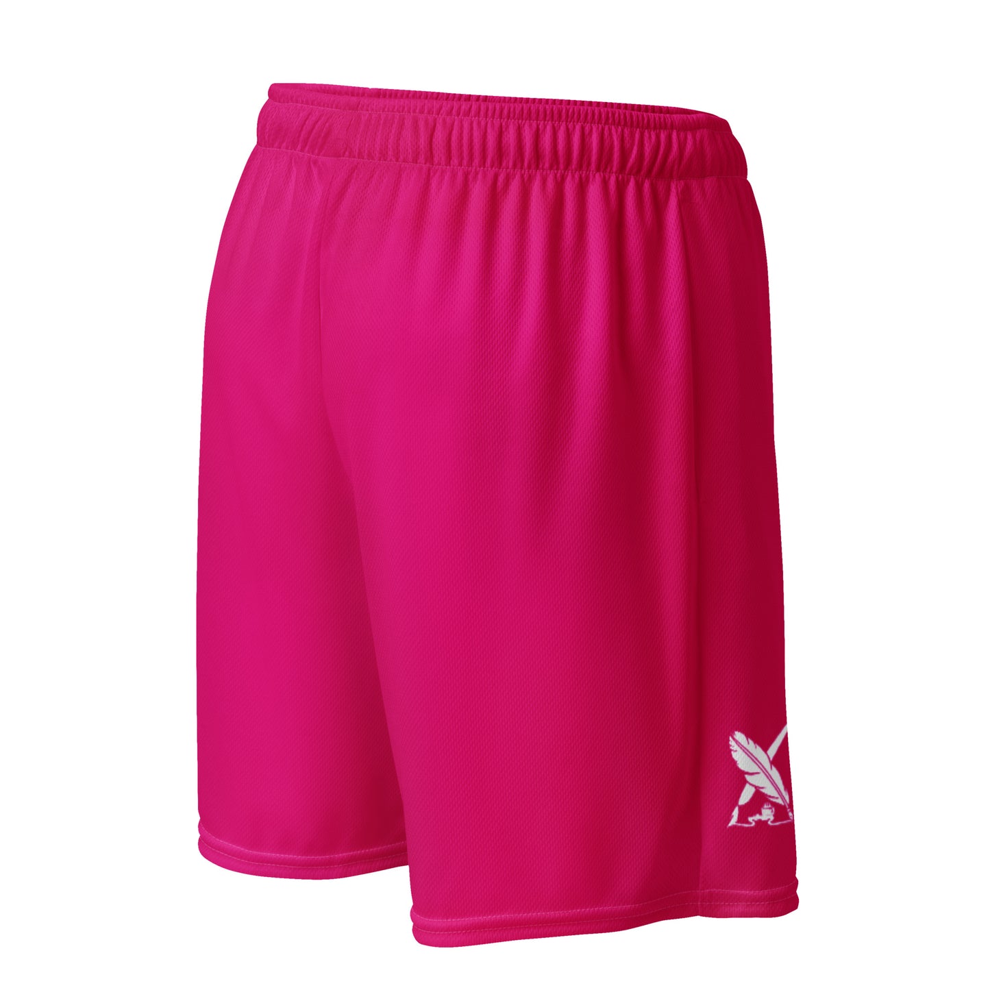 ROYALTY BY XCLUSIF POETIX HOT PINK Unisex mesh shorts