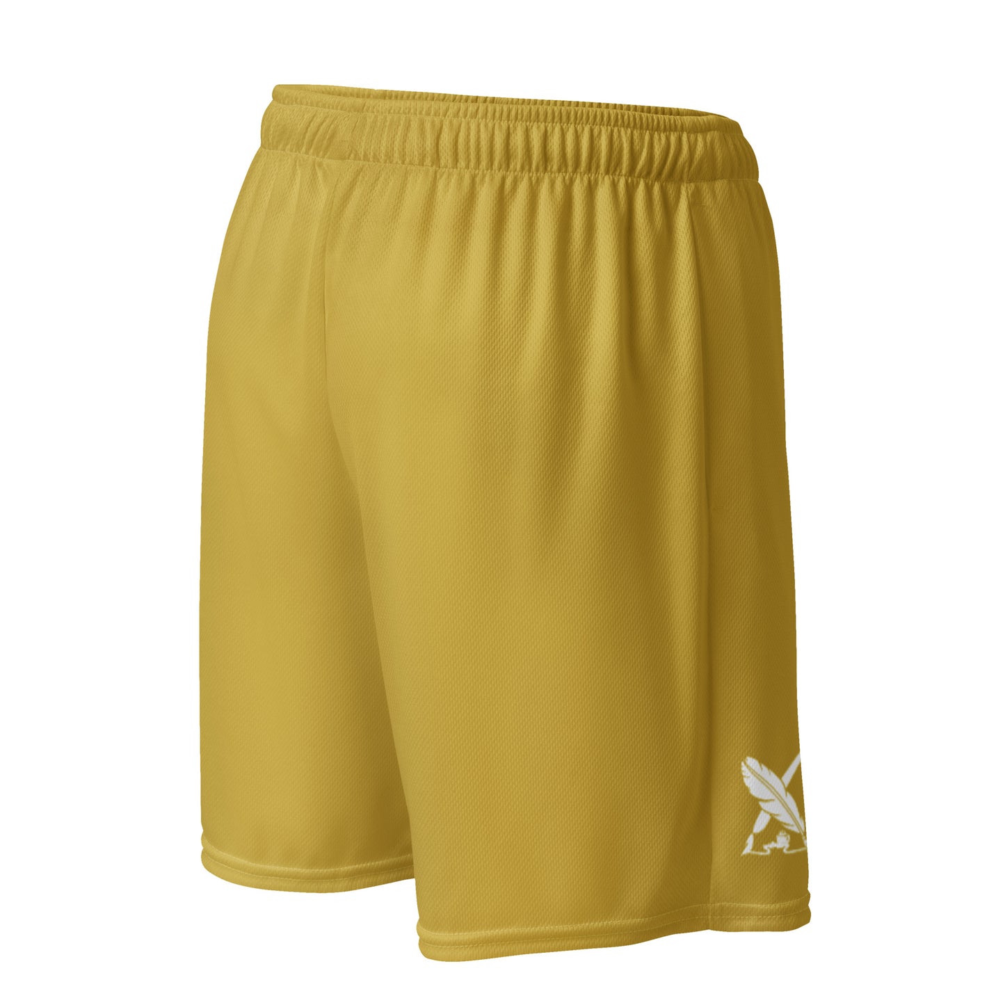 LOVE BY XCLUSIF POETIX GOLD Unisex mesh shorts