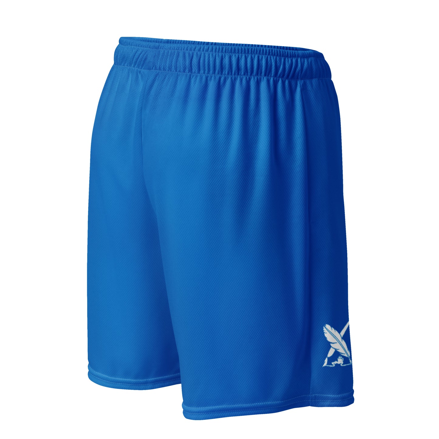 ROYALTY BY XCLUSIF POETIX BLUE Unisex mesh shorts