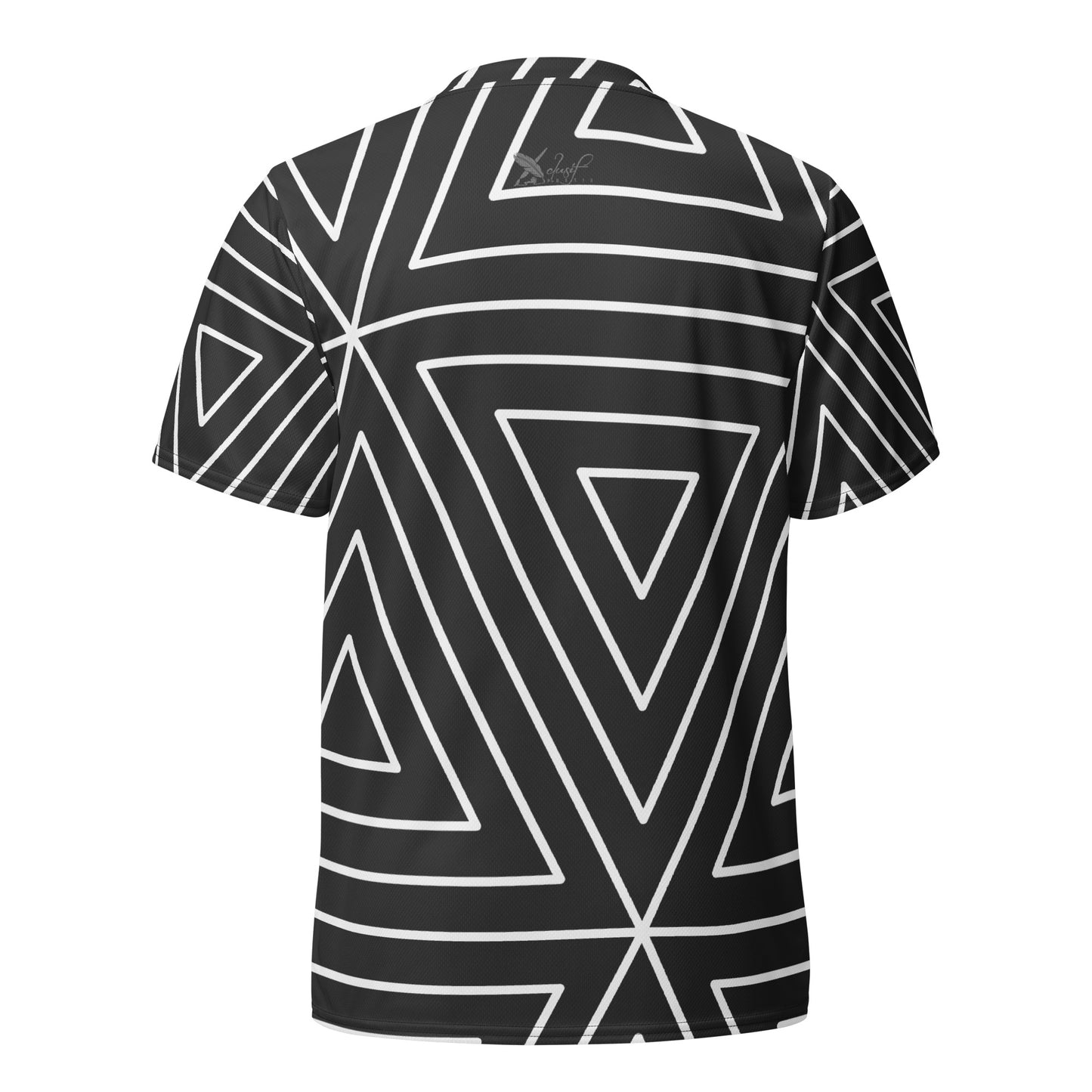 XCLUSIF POETIX BLACK TRIANGLE unisex sports jersey