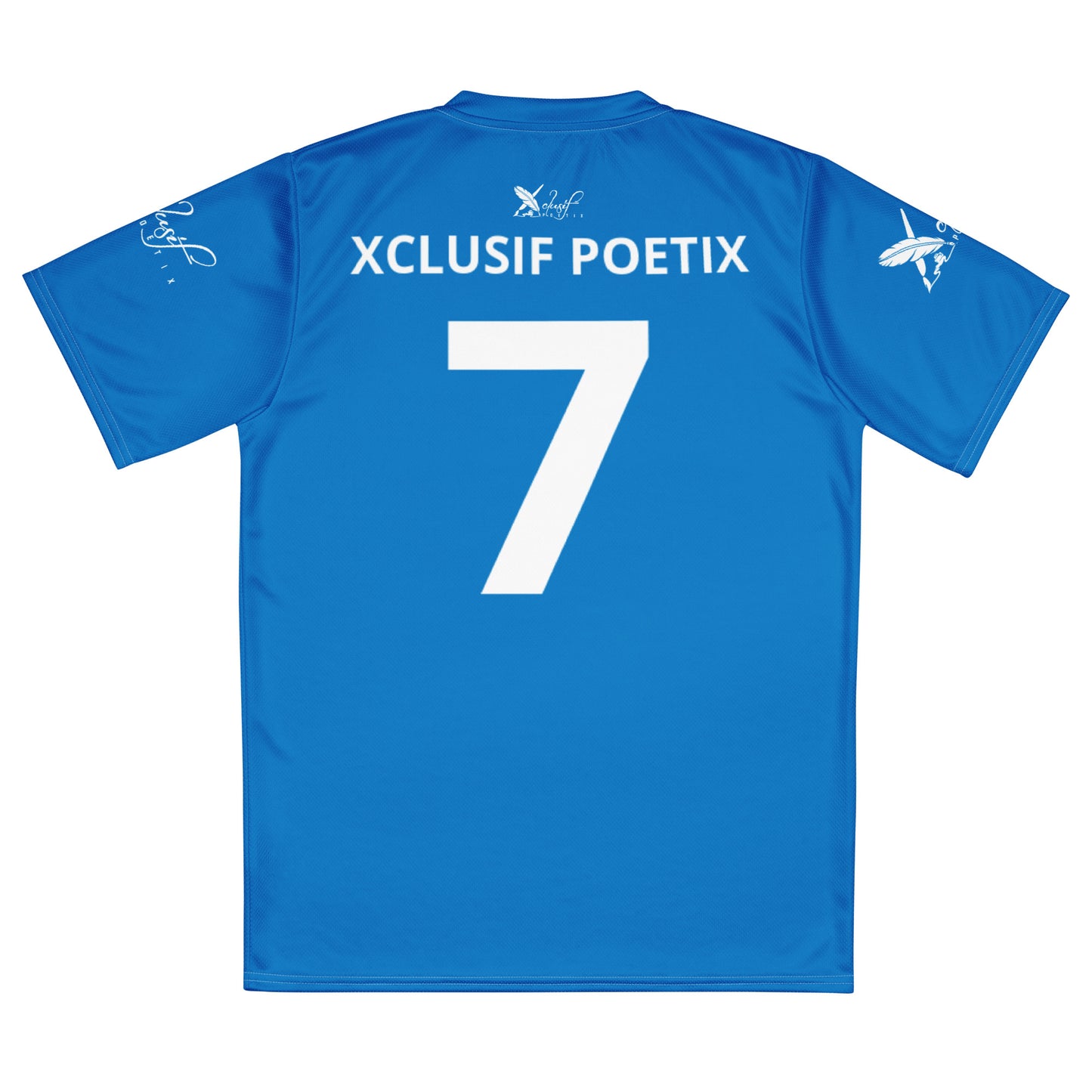 XCLUSIF POETIX BLUE & WHITE unisex sports jersey