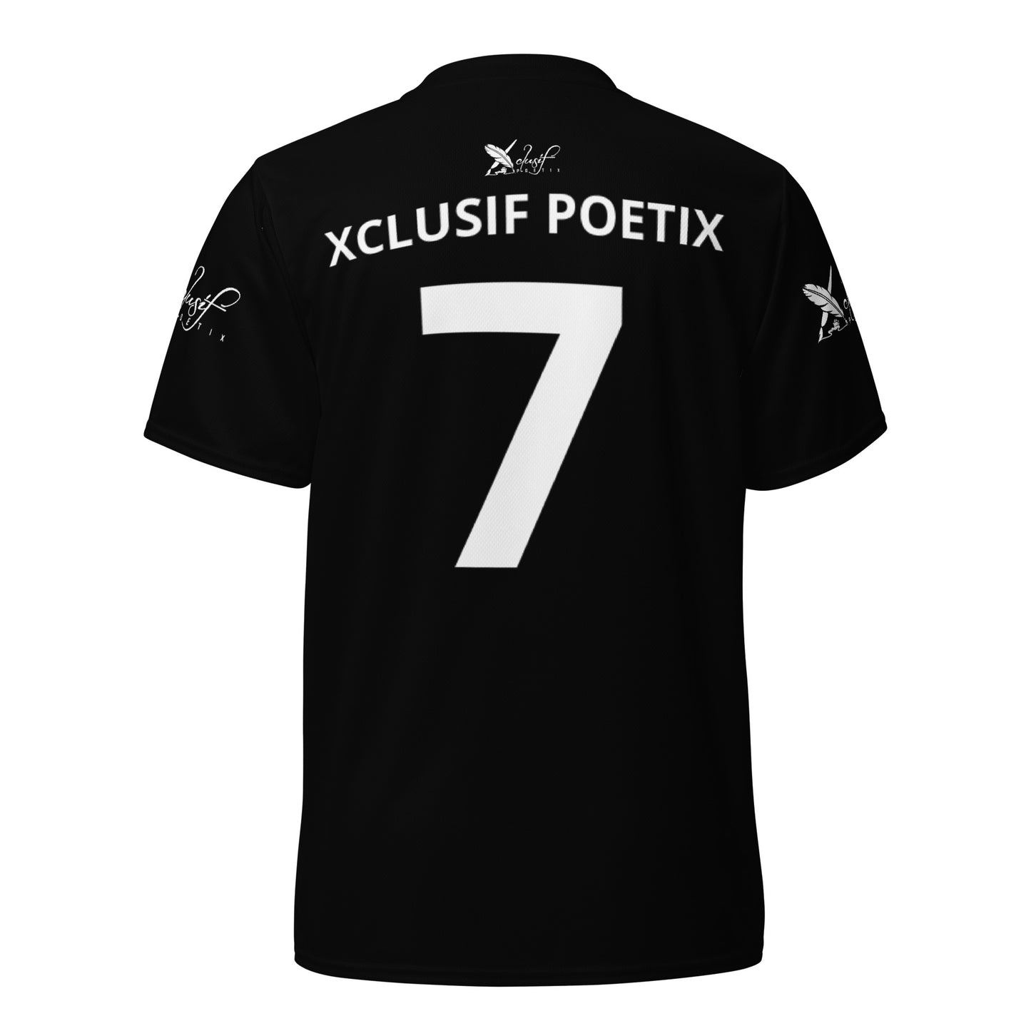 XCLUSIF POETIX BLACK & WHITE unisex sports jersey