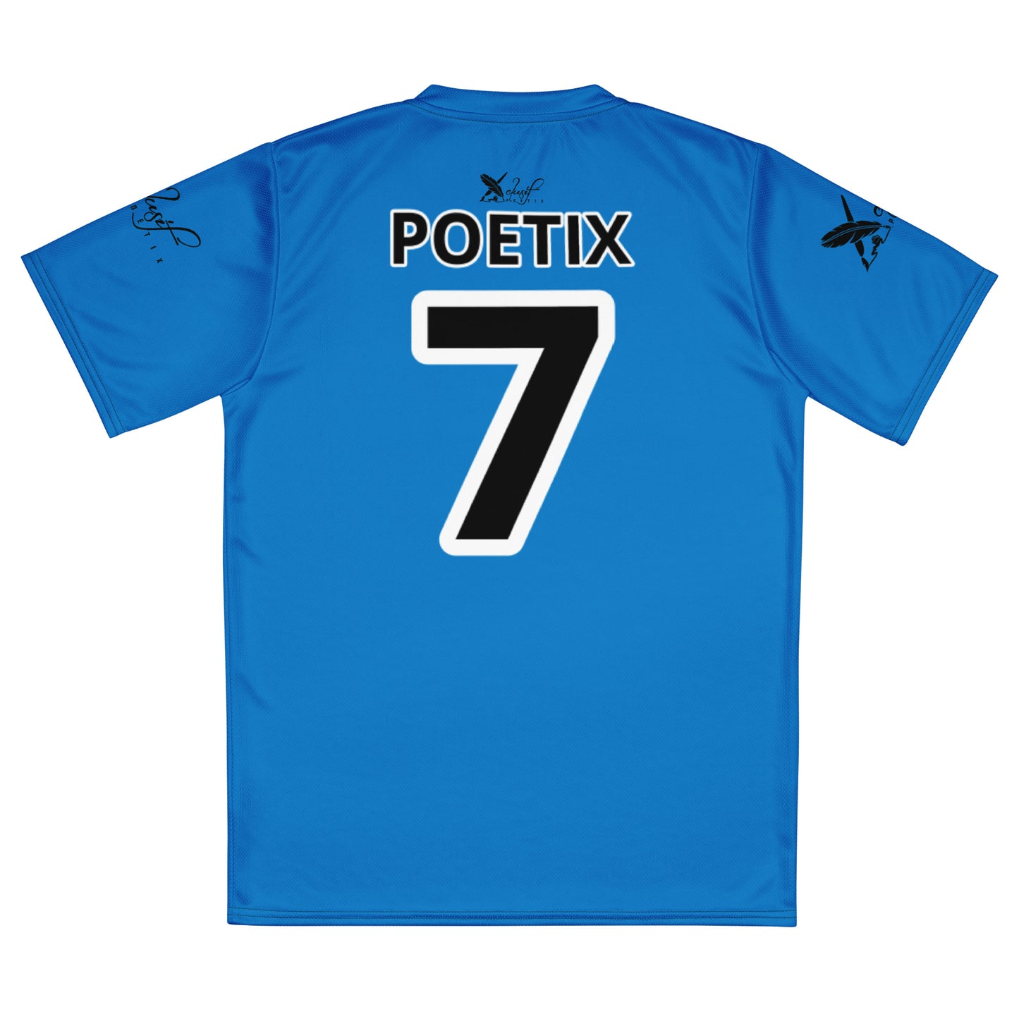 XCLUSIF POETIX BLUE & BLACK unisex sports jersey