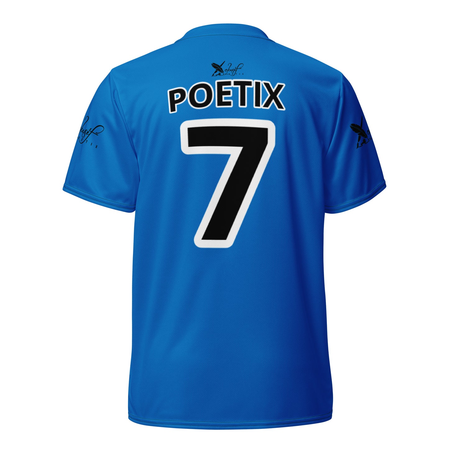 XCLUSIF POETIX BLUE & BLACK unisex sports jersey