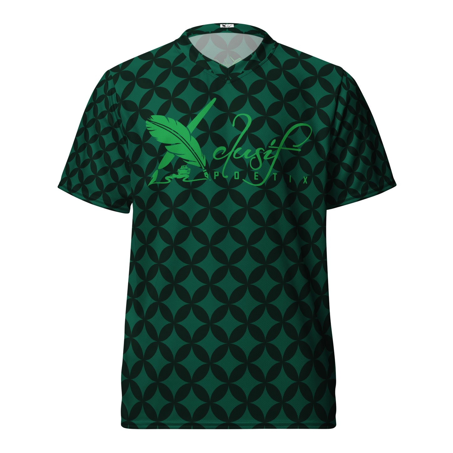 XCLUSIF POETIX LUXURY GREEN unisex sports jersey