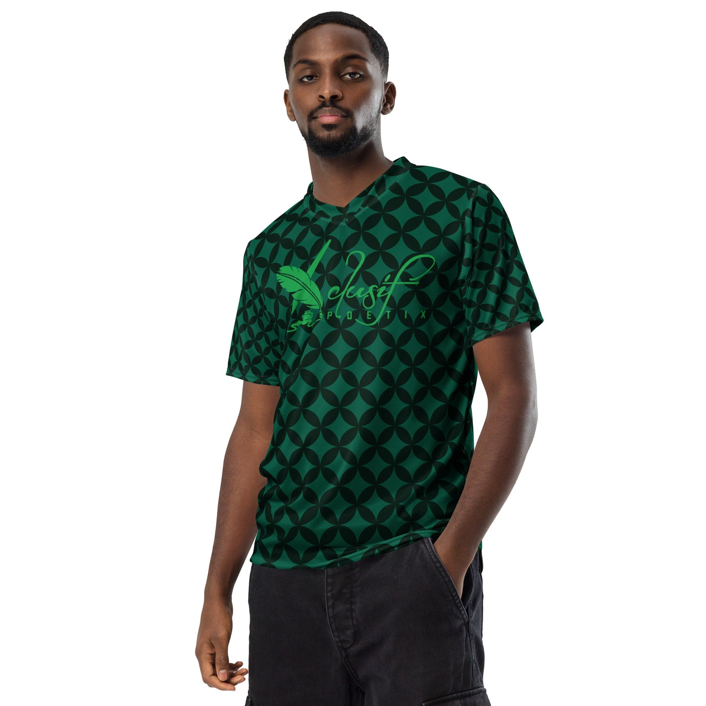 XCLUSIF POETIX LUXURY GREEN unisex sports jersey