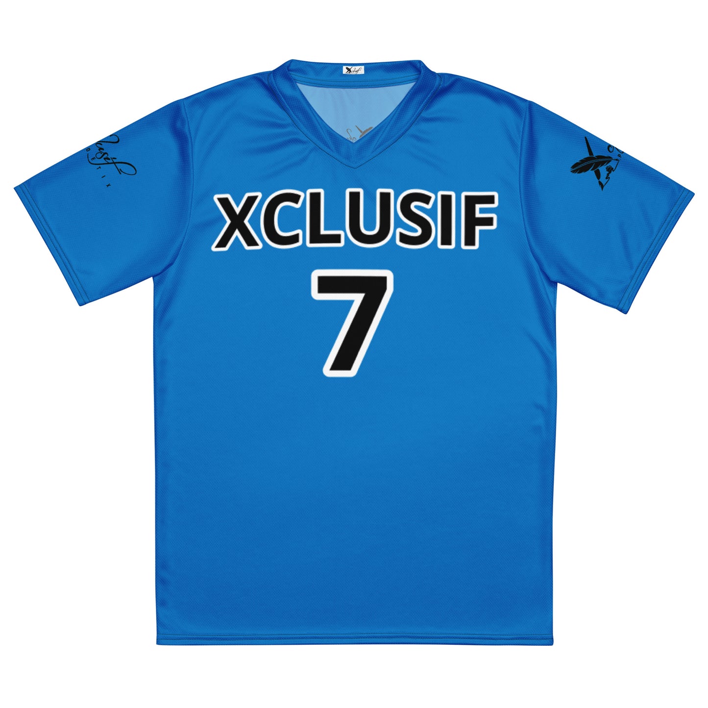 XCLUSIF POETIX BLUE & BLACK unisex sports jersey