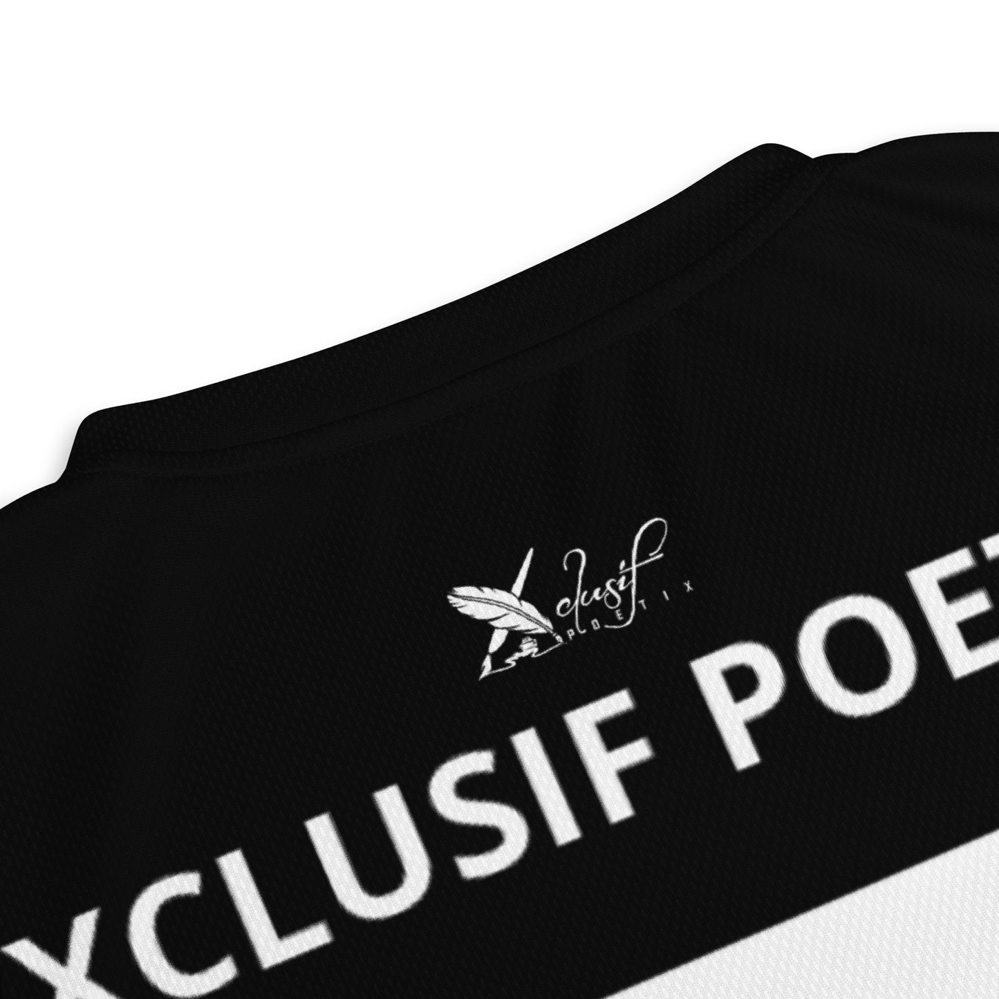 XCLUSIF POETIX BLACK & WHITE unisex sports jersey