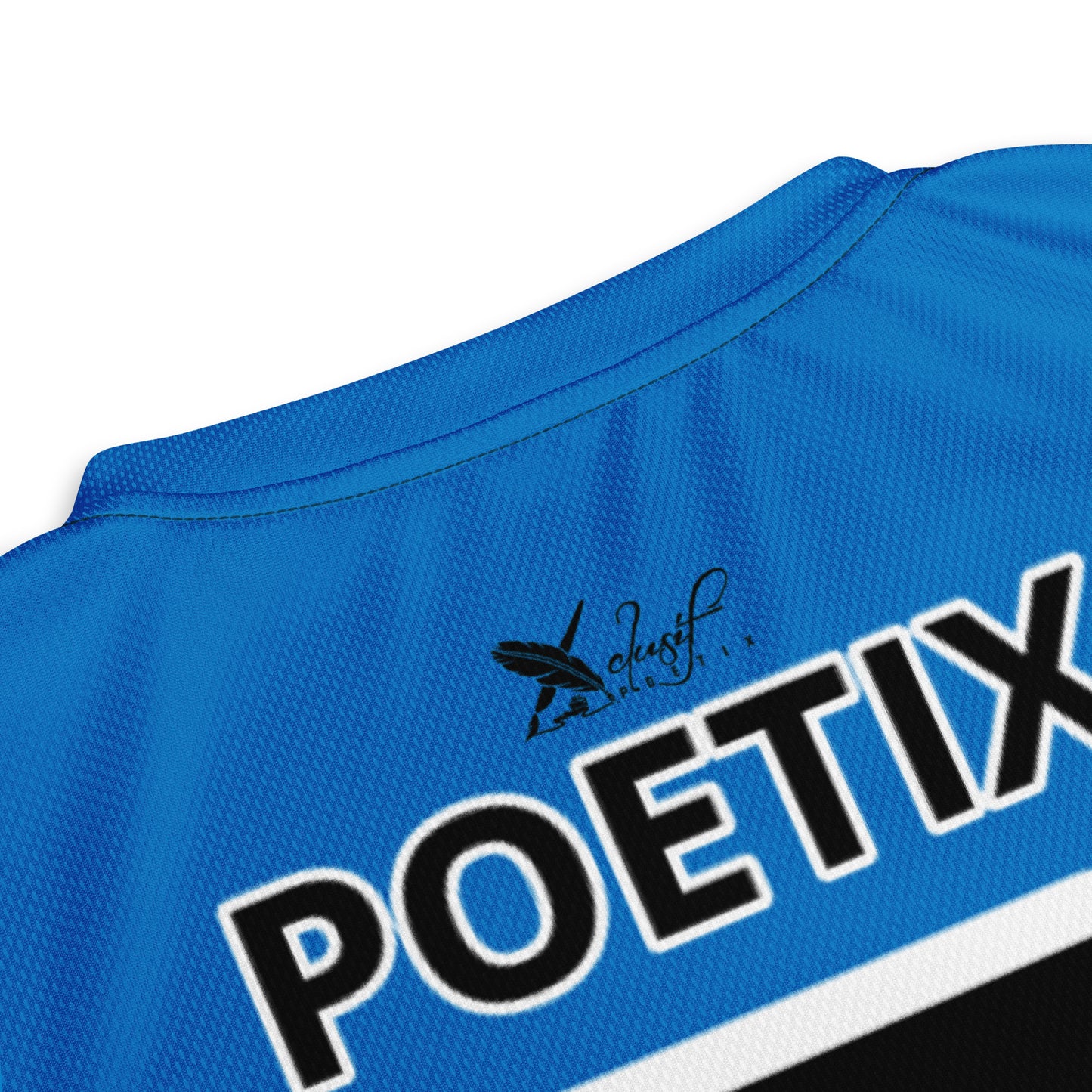 XCLUSIF POETIX BLUE & BLACK unisex sports jersey