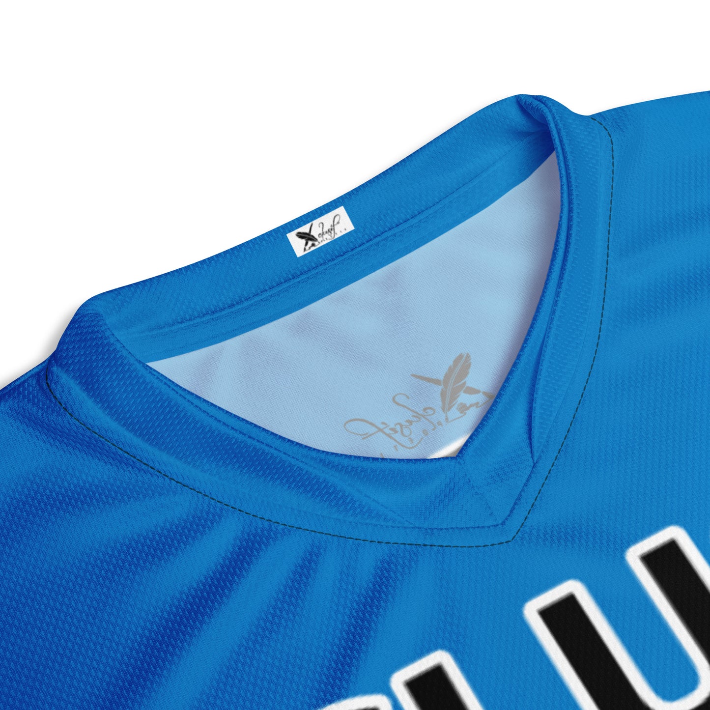 XCLUSIF POETIX BLUE & BLACK unisex sports jersey