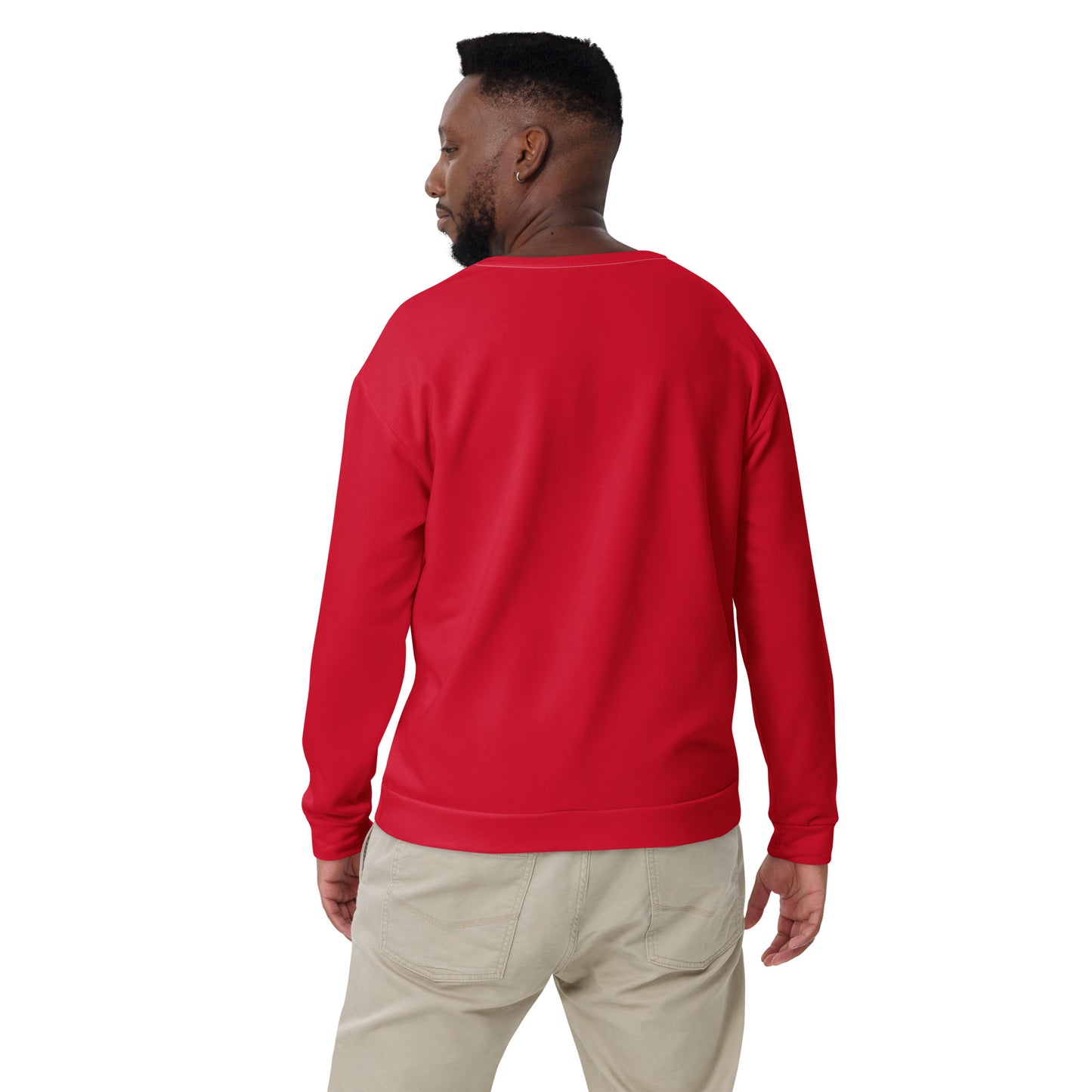 XCLUSIF POETIX RED & WHITE LOGO Unisex Sweatshirt