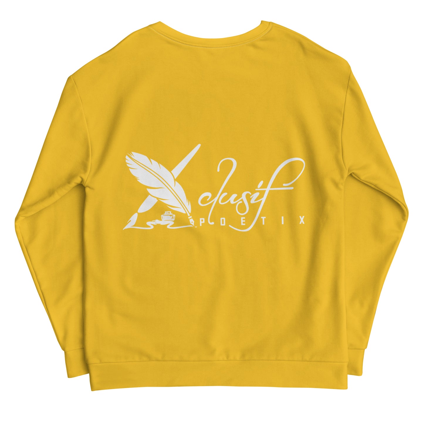 "LIVE FOR WHAT YOU LOVE" BY XCLUSIF POETIX YELLOW Unisex Sweatshirt