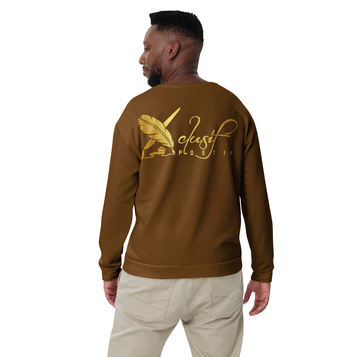 RICH BY XCLUSIF POETIX BROWN & GOLD Unisex Sweatshirt