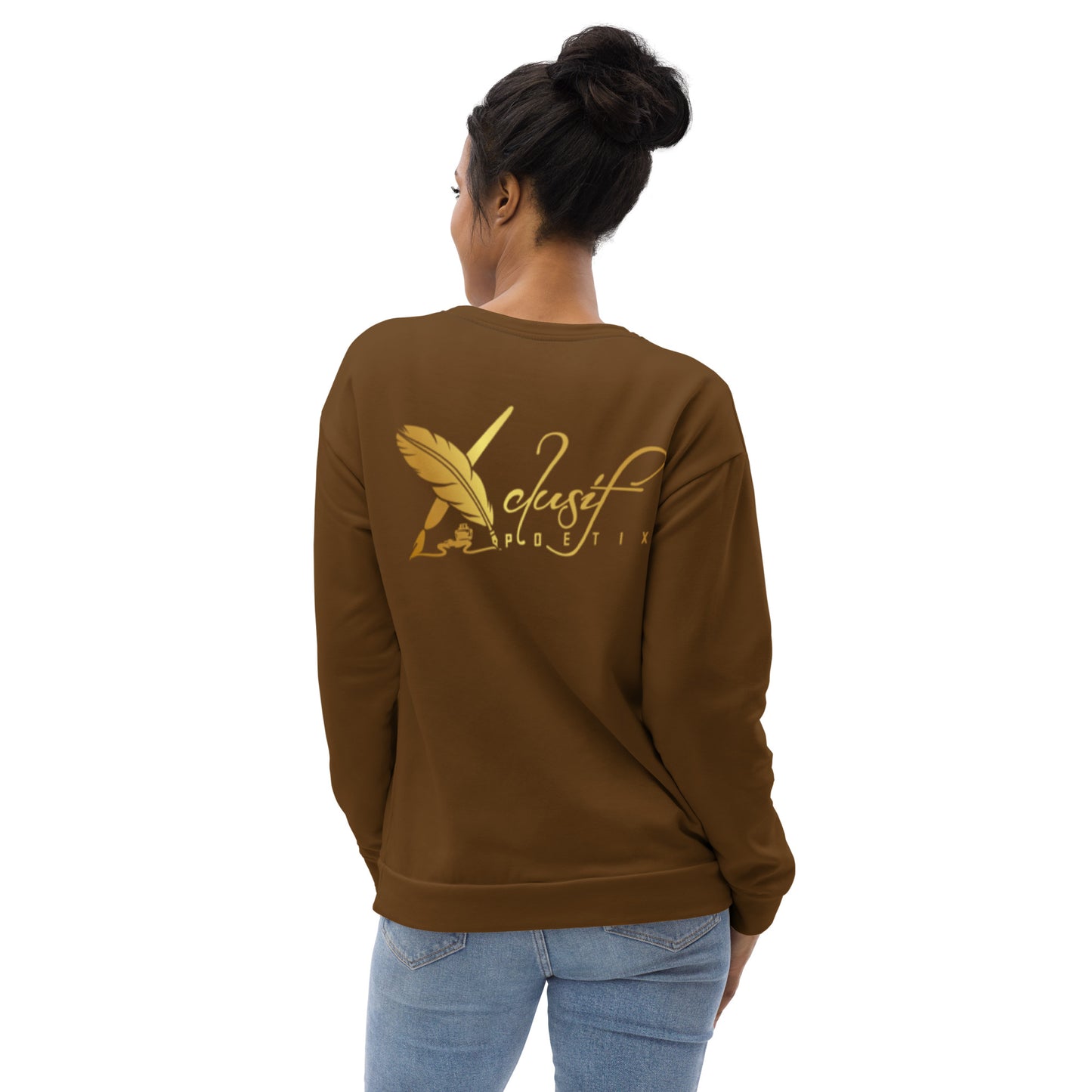 RICH BY XCLUSIF POETIX BROWN & GOLD Unisex Sweatshirt