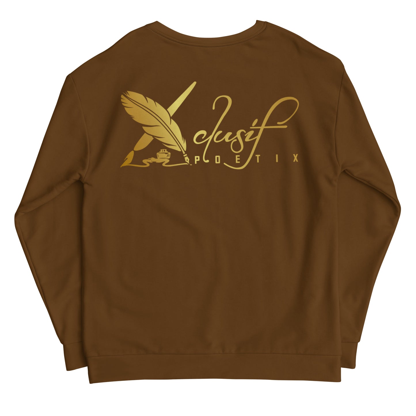 RICH BY XCLUSIF POETIX BROWN & GOLD Unisex Sweatshirt