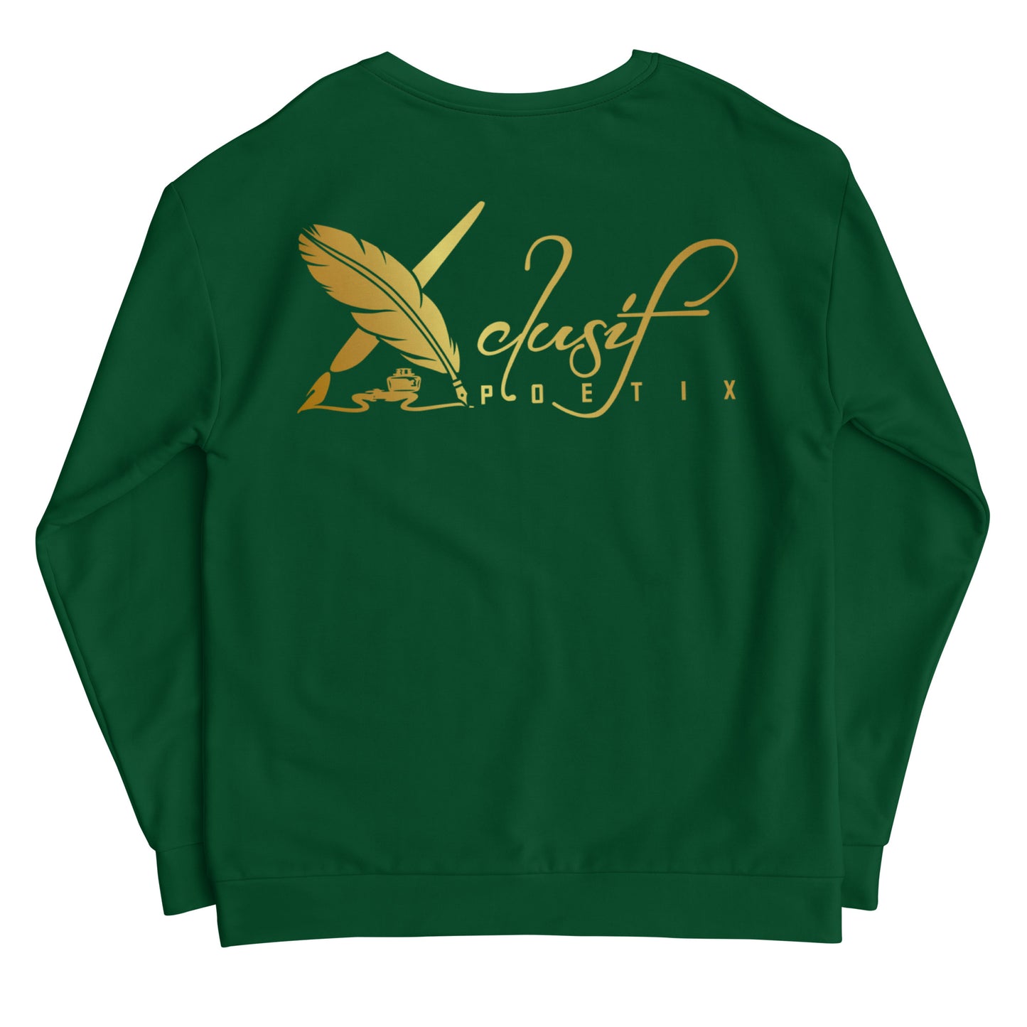 RICH BY XCLUSIF POETIX FOREST GREEN & GOLD Unisex Sweatshirt