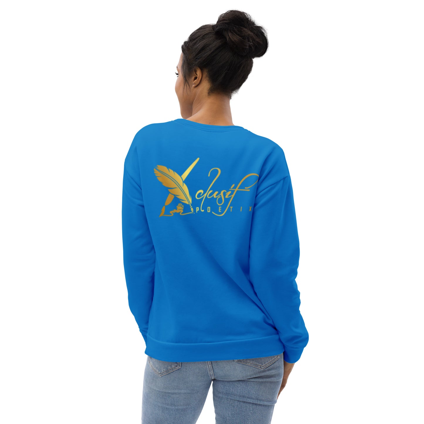 RICH BY XCLUSIF POETIX BLUE & GOLD Unisex Sweatshirt