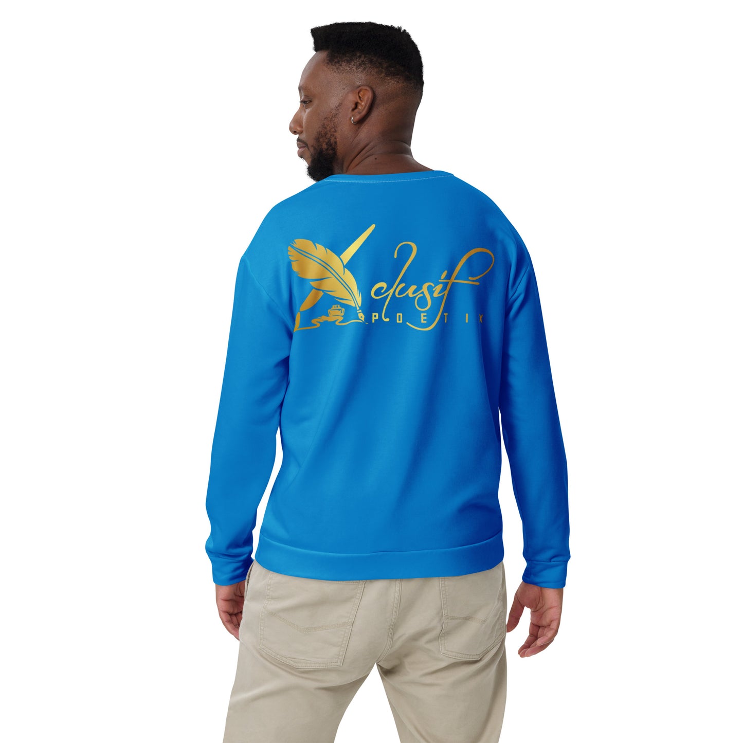 RICH BY XCLUSIF POETIX BLUE & GOLD Unisex Sweatshirt