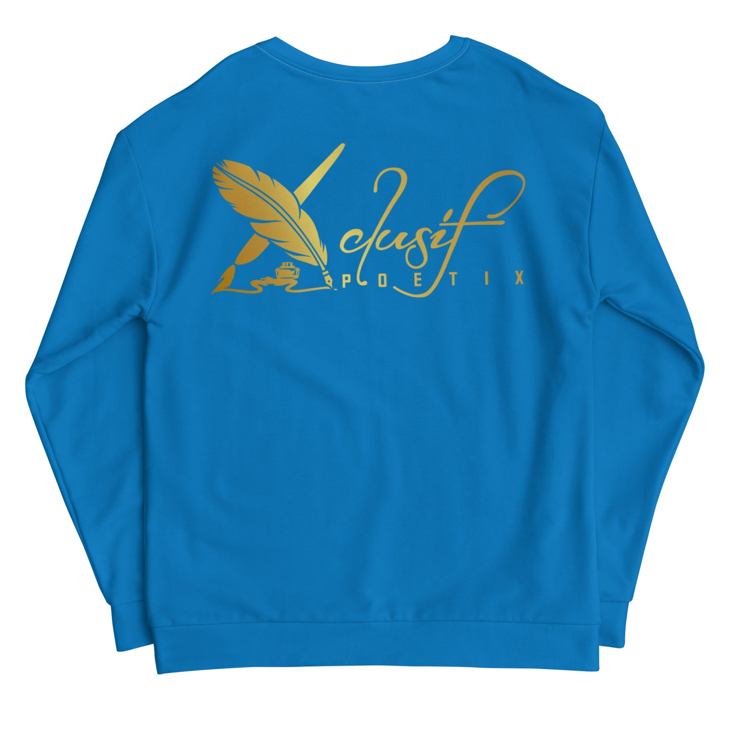 RICH BY XCLUSIF POETIX BLUE & GOLD Unisex Sweatshirt