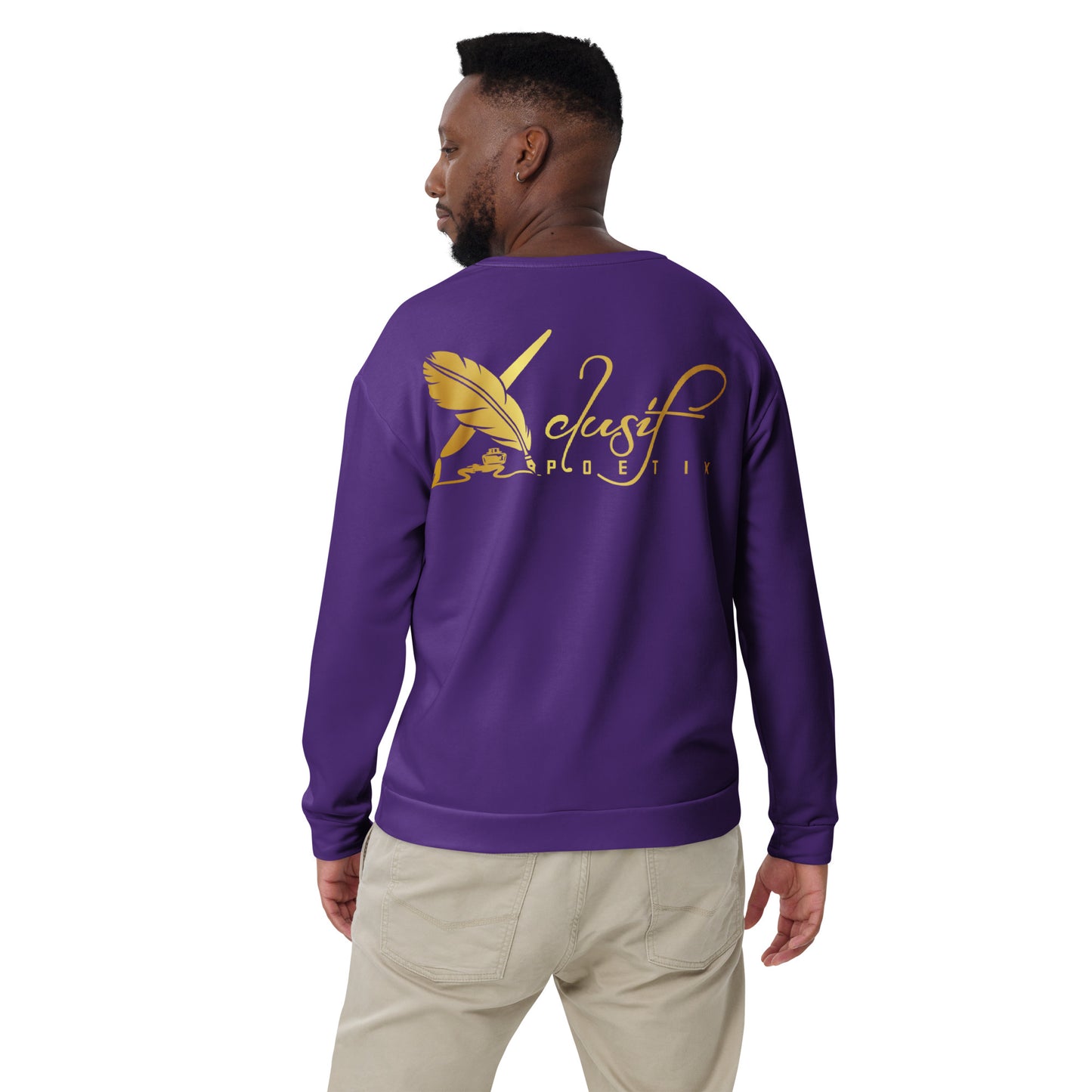 RICH BY XCLUSIF POETIX PURPLE & GOLD Unisex Sweatshirt