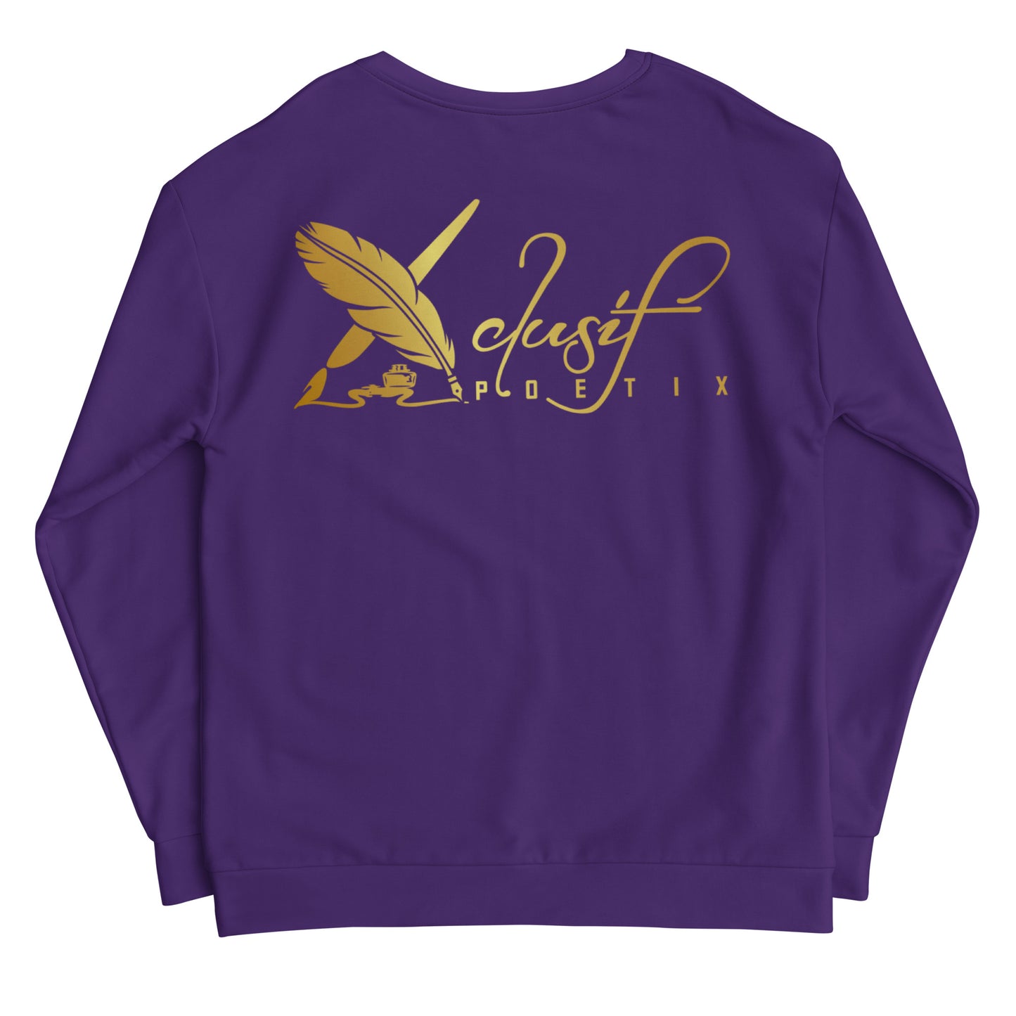 RICH BY XCLUSIF POETIX PURPLE & GOLD Unisex Sweatshirt