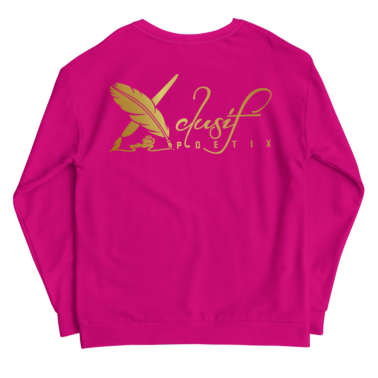 RICH BY XCLUSIF POETIX HOT PINK & GOLD Unisex Sweatshirt