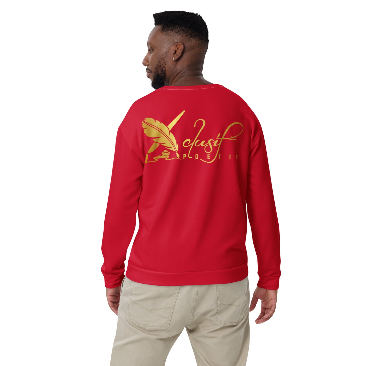 RICH BY XCLUSIF POETIX RED & GOLD Unisex Sweatshirt