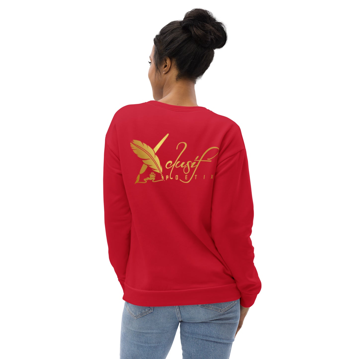 RICH BY XCLUSIF POETIX RED & GOLD Unisex Sweatshirt