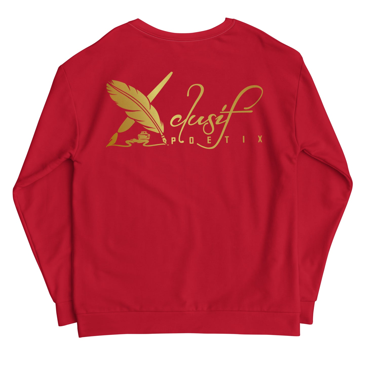 RICH BY XCLUSIF POETIX RED & GOLD Unisex Sweatshirt