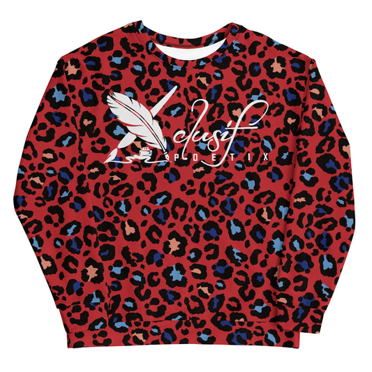 XCLUSIF POETIX RED LEOPARD Unisex Sweatshirt