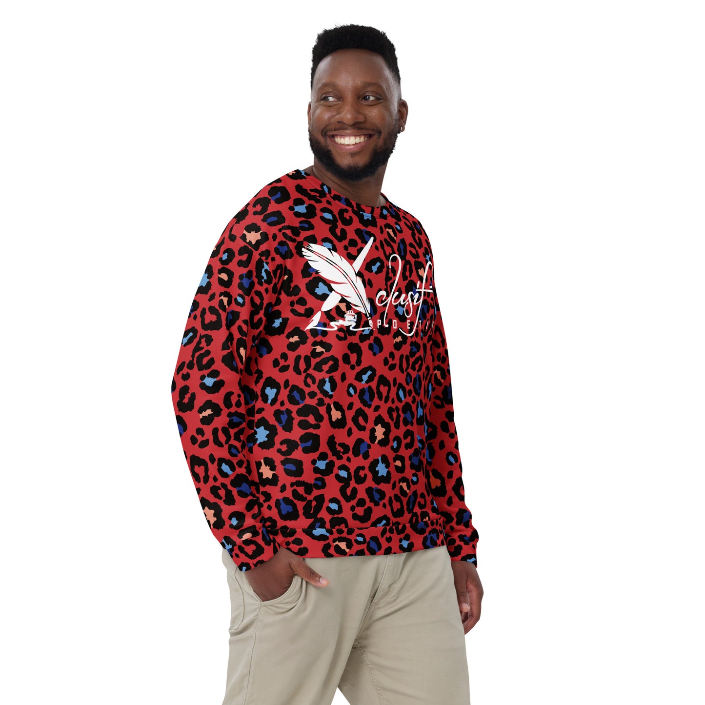 XCLUSIF POETIX RED LEOPARD Unisex Sweatshirt