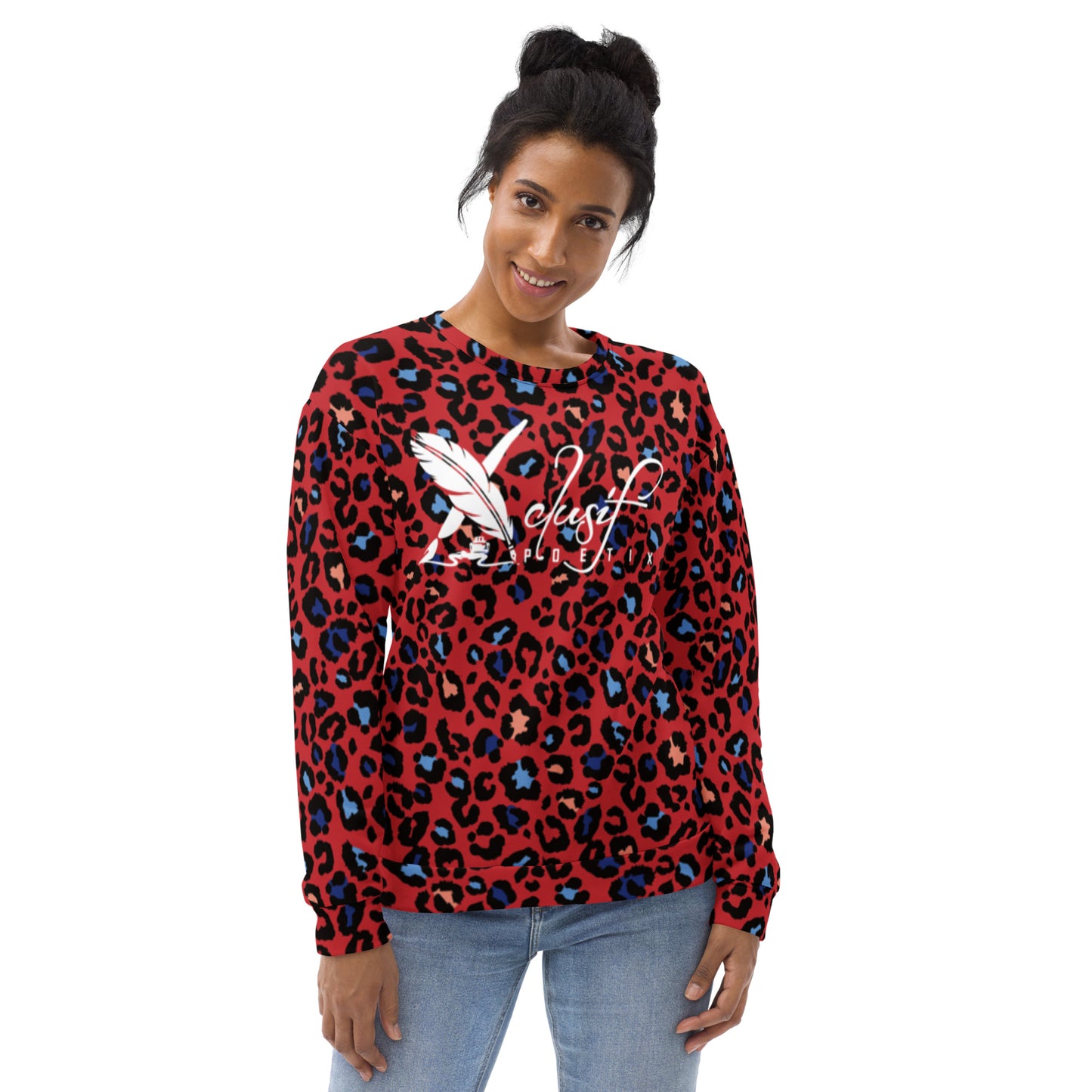 XCLUSIF POETIX RED LEOPARD Unisex Sweatshirt